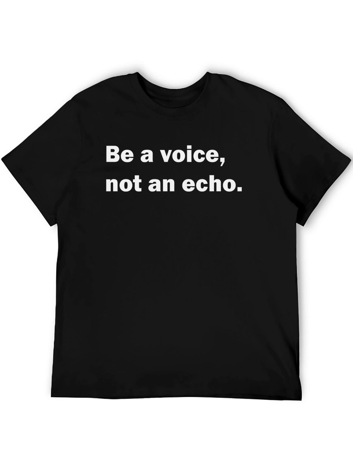 Be a Voice Black Graphic Tee