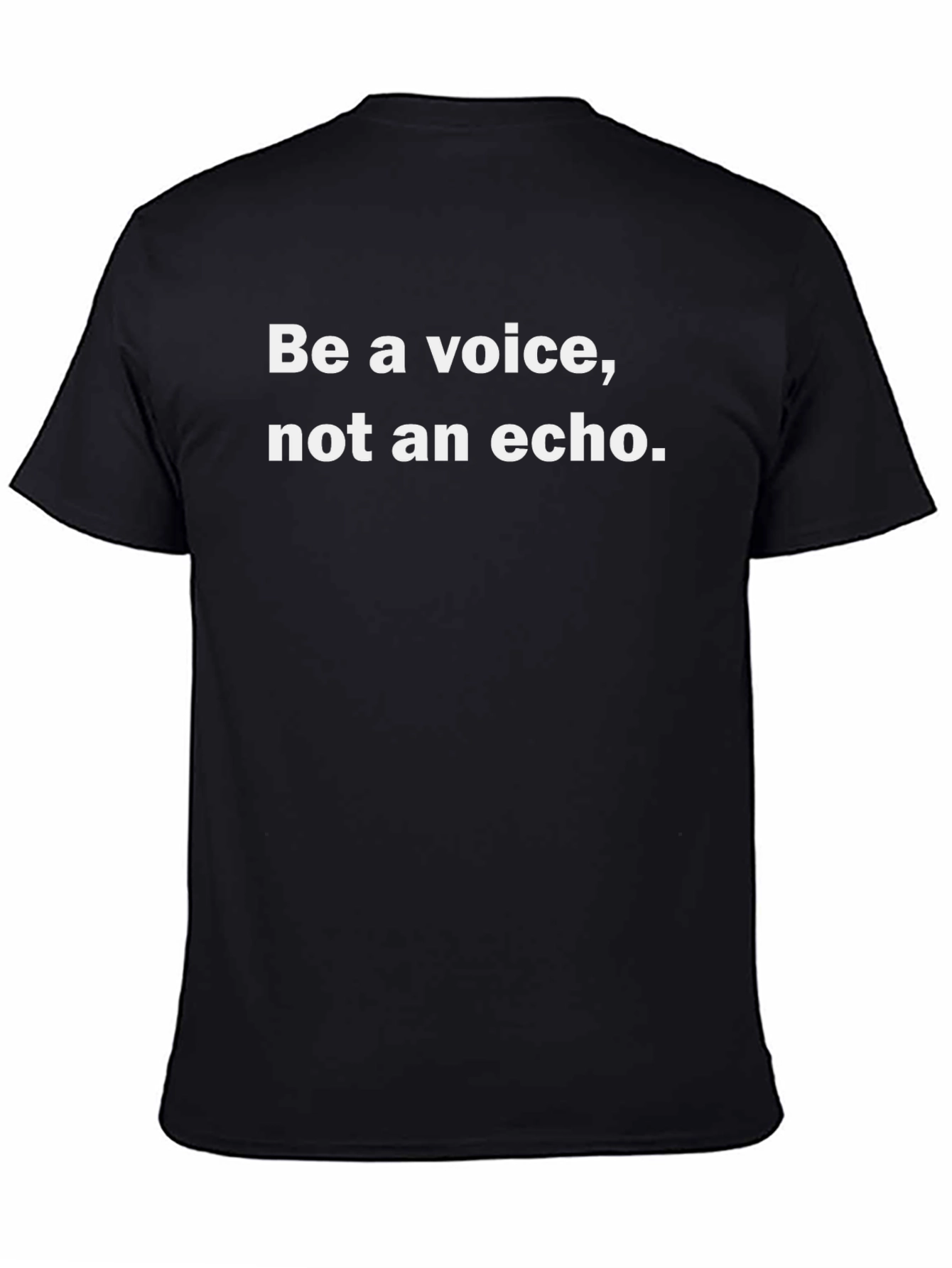 Be a Voice Black Graphic Tee