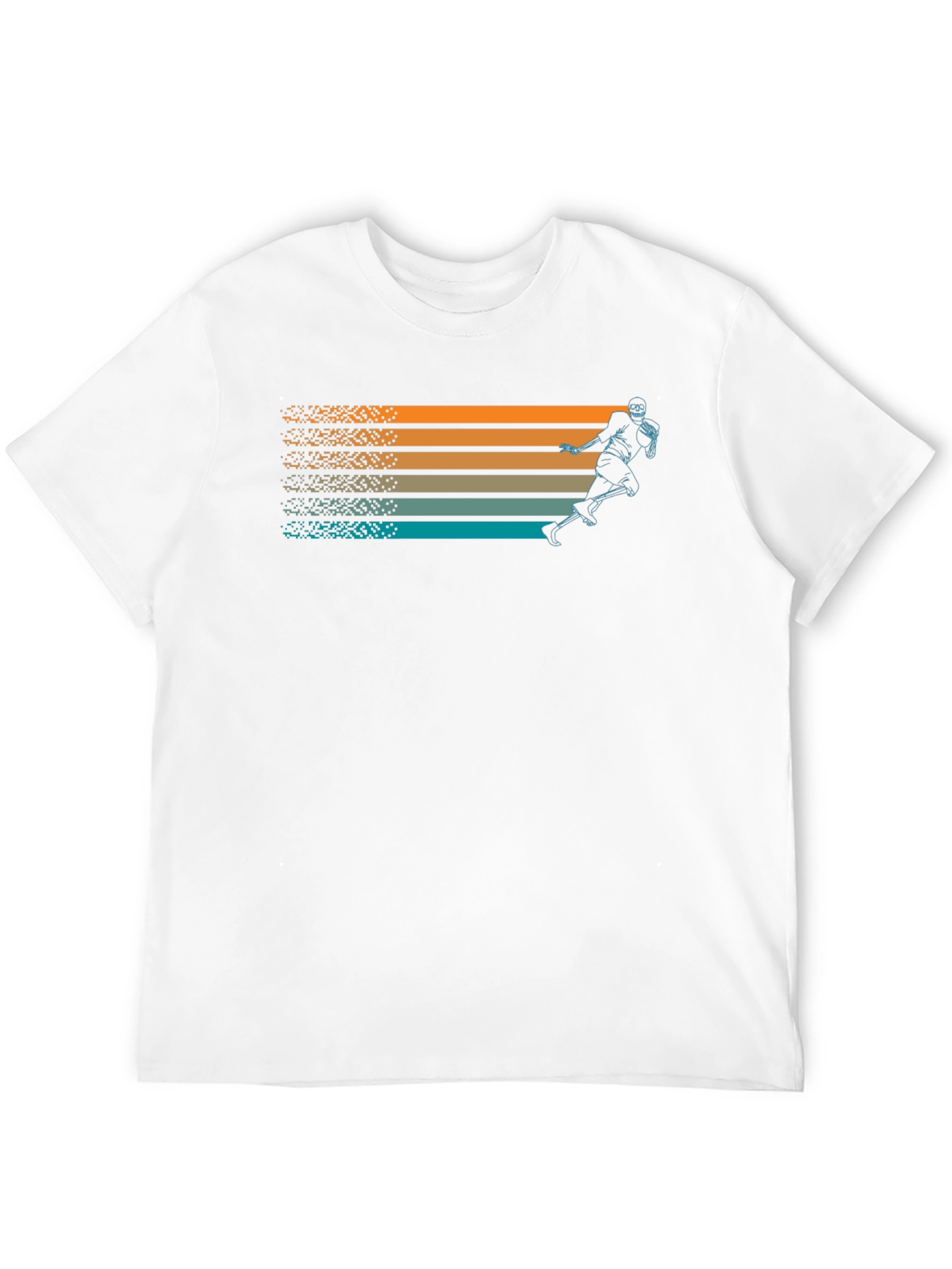 Retro Football Player Graphic T-Shirt