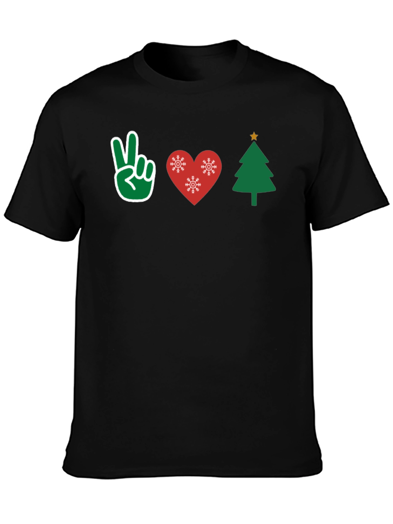 Peace Love Christmas T-Shirt Holiday Tee