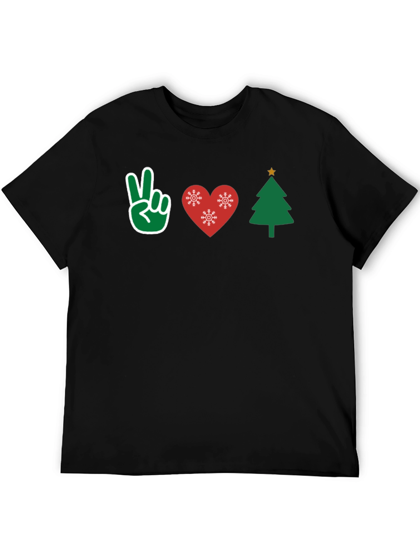 Peace Love Christmas T-Shirt Holiday Tee
