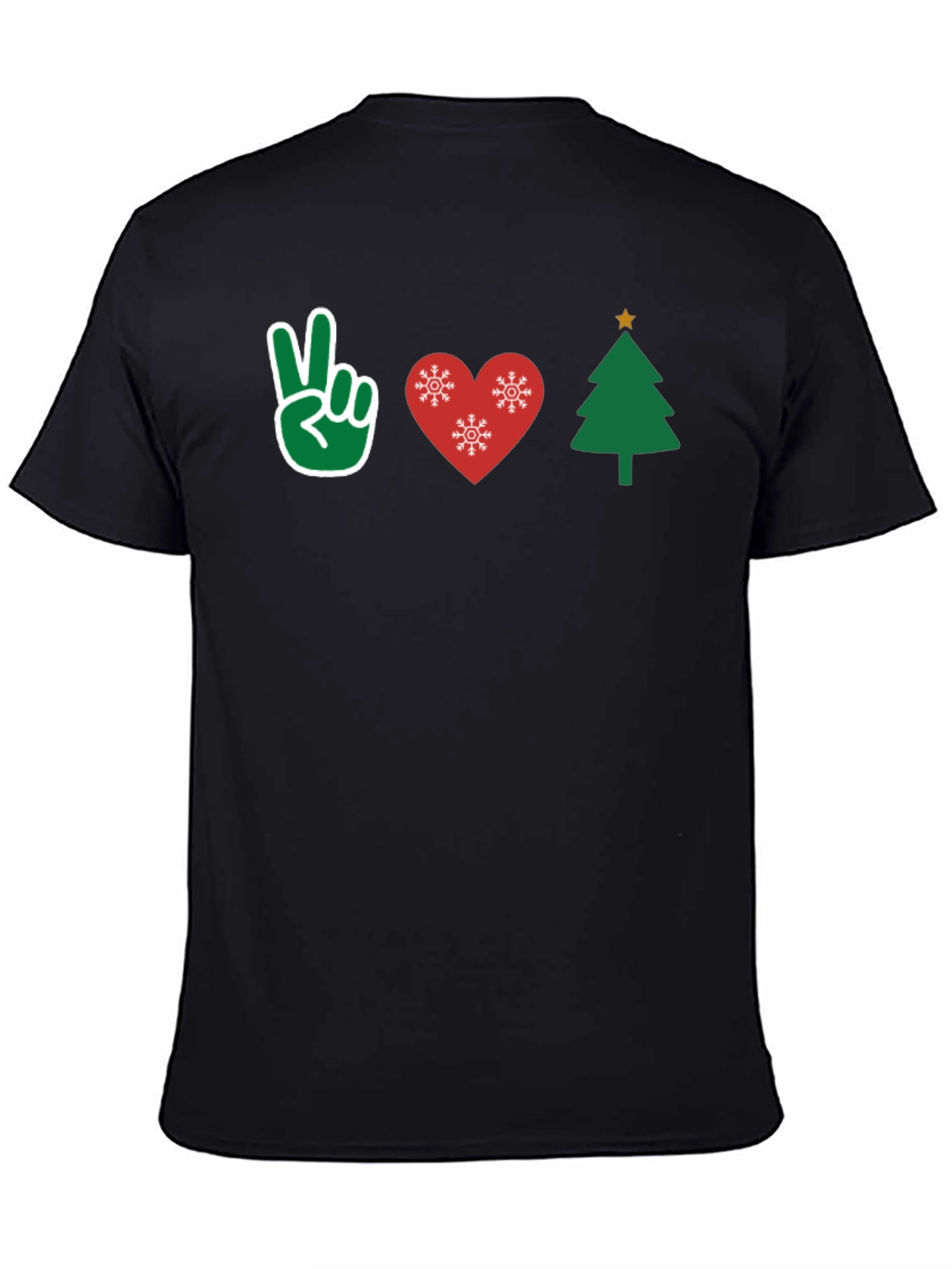 Peace Love Christmas T-Shirt Holiday Tee