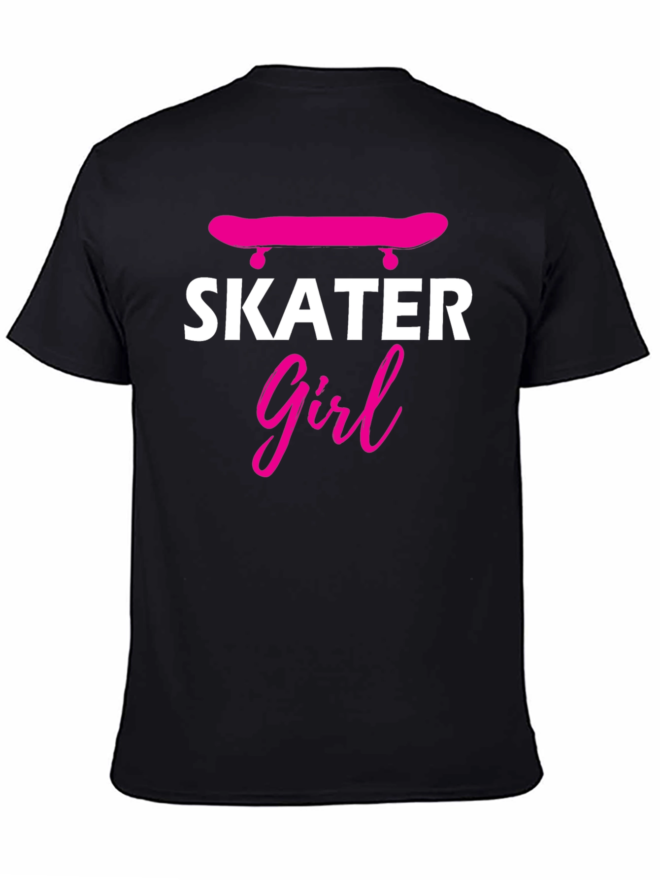 Skater Girl Graphic T-Shirt - Trendy Skateboarding Tee
