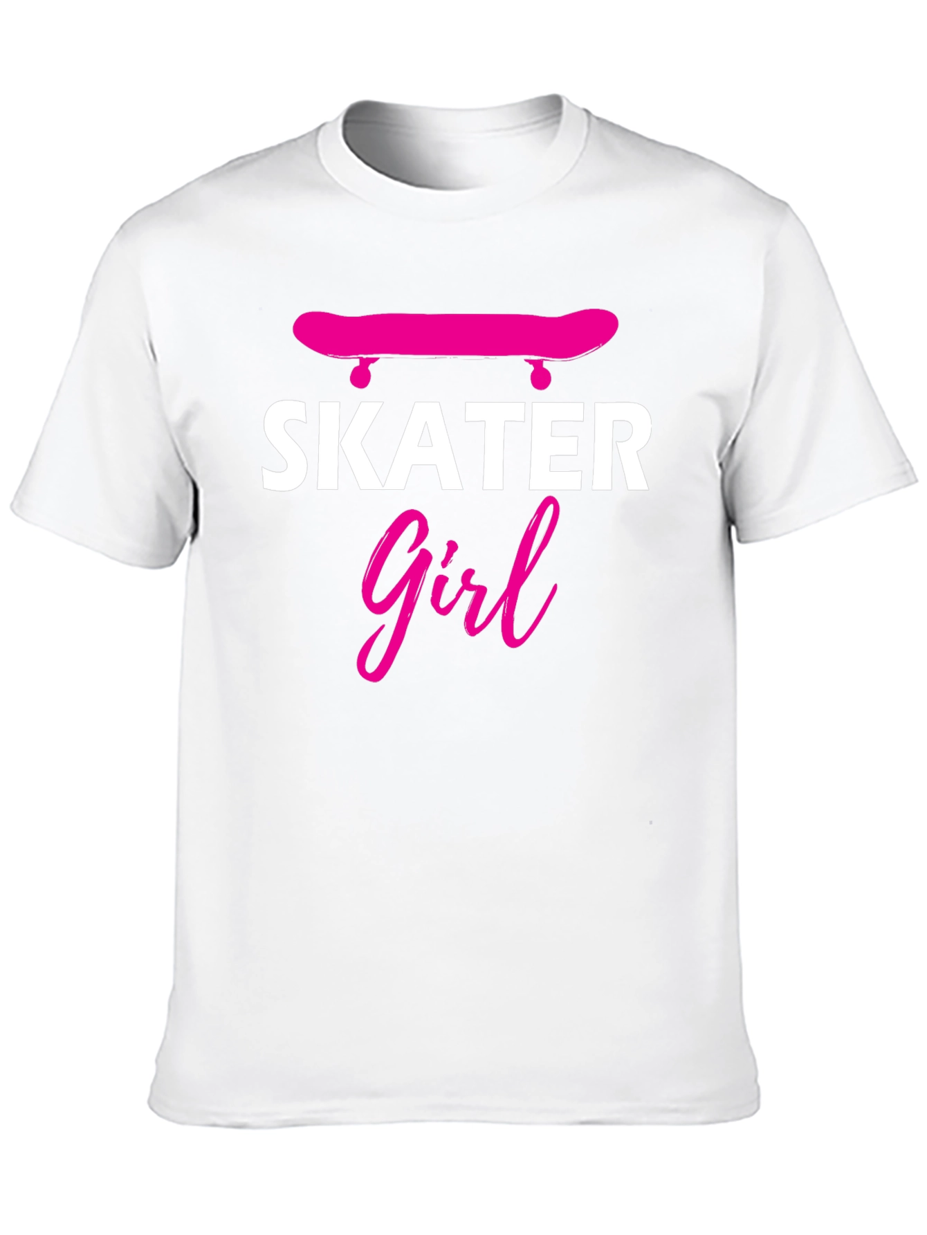 Skater Girl Graphic T-Shirt - Trendy Skateboarding Tee