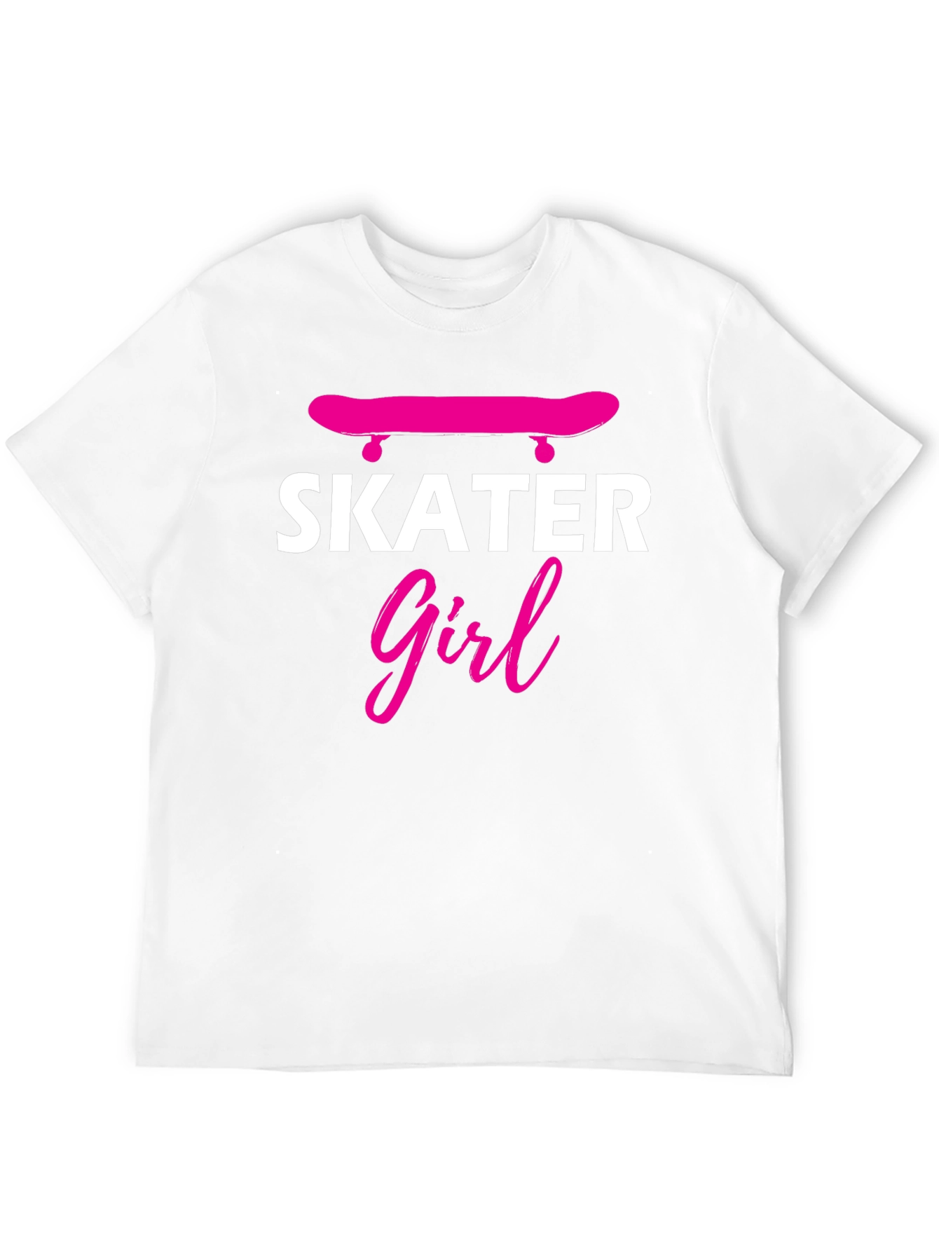 Skater Girl Graphic T-Shirt - Trendy Skateboarding Tee