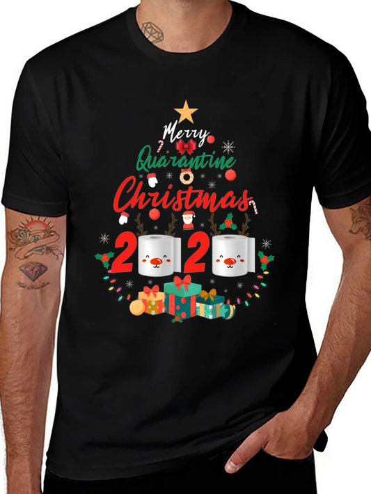 Funny 2020 Quarantine Christmas T-Shirt
