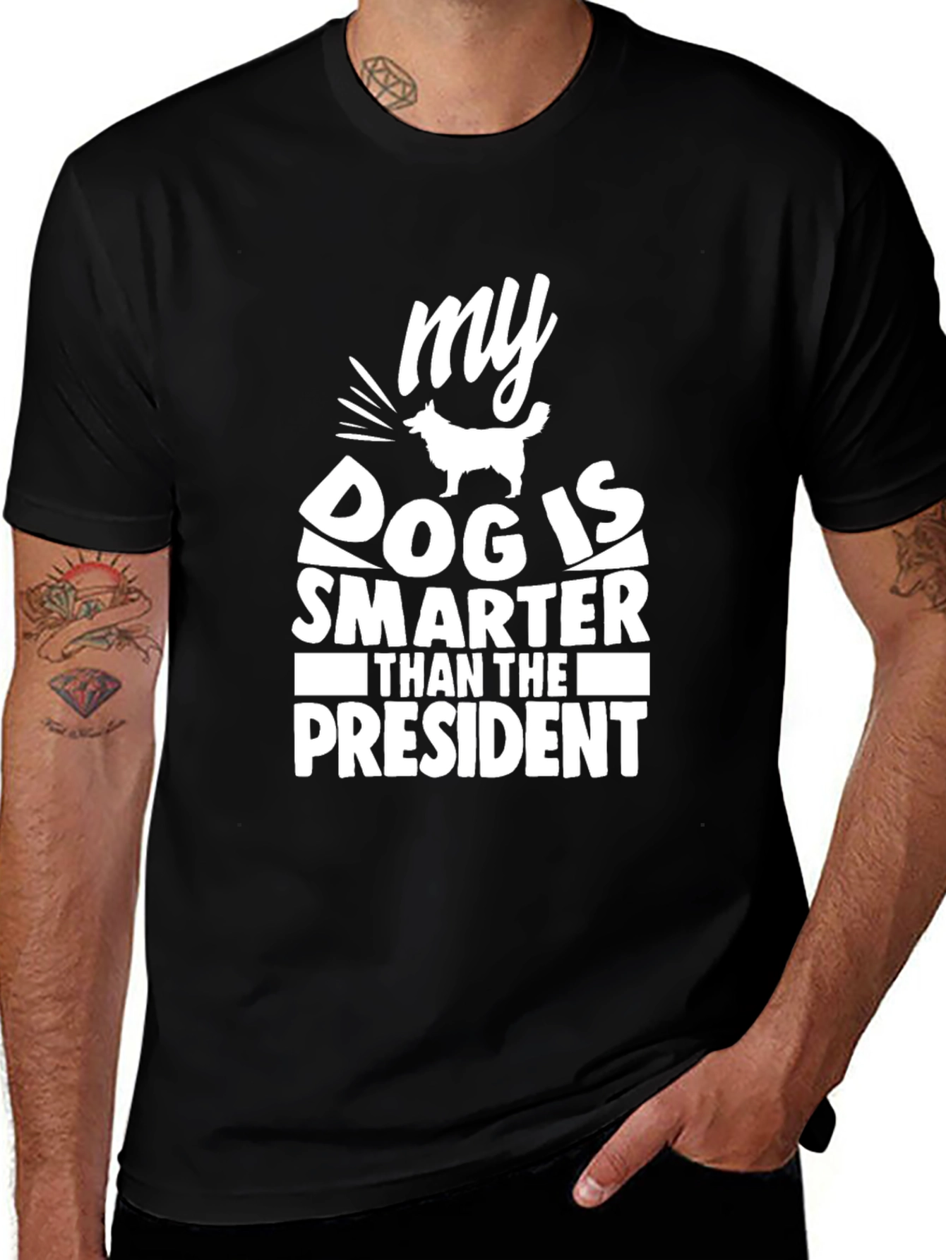 My Dog is Smarter Than the President Graphic Tee