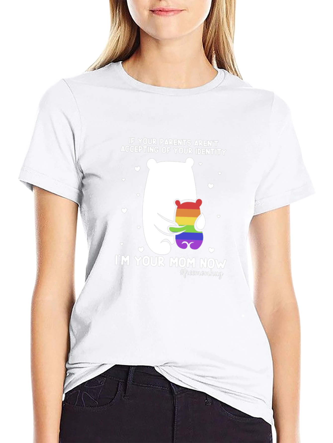 LGBT Pride Mom Hug T-Shirt