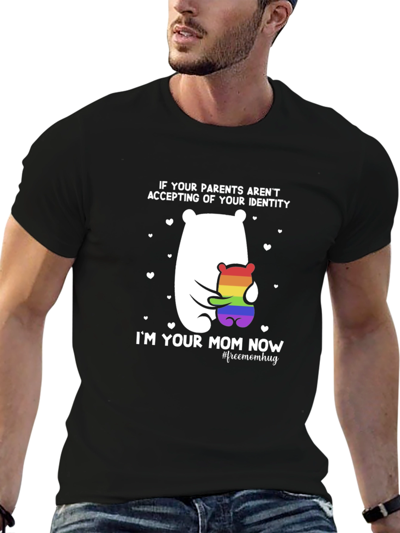 LGBT Pride Mom Hug T-Shirt