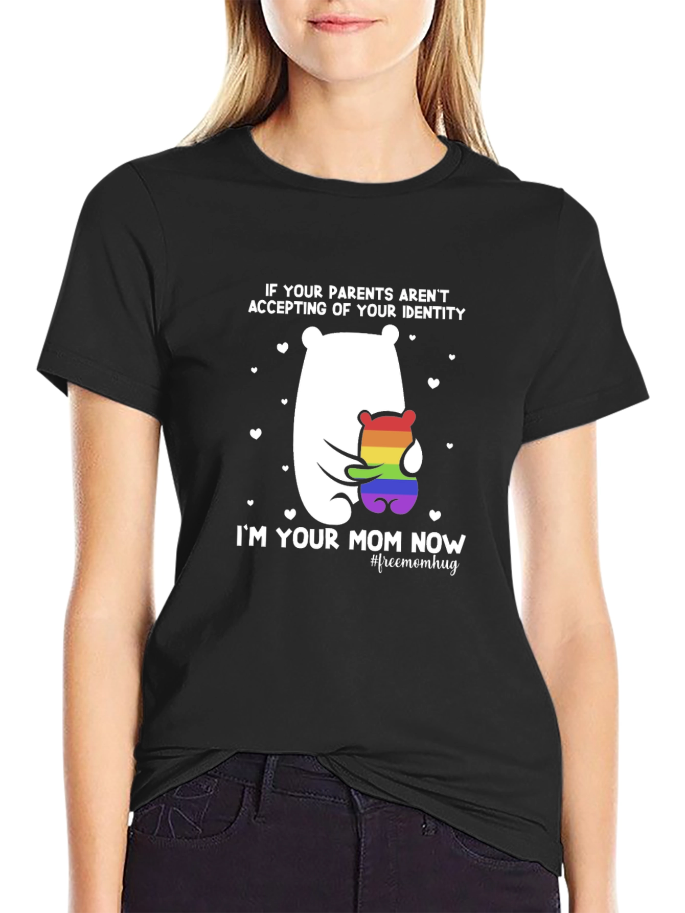 LGBT Pride Mom Hug T-Shirt