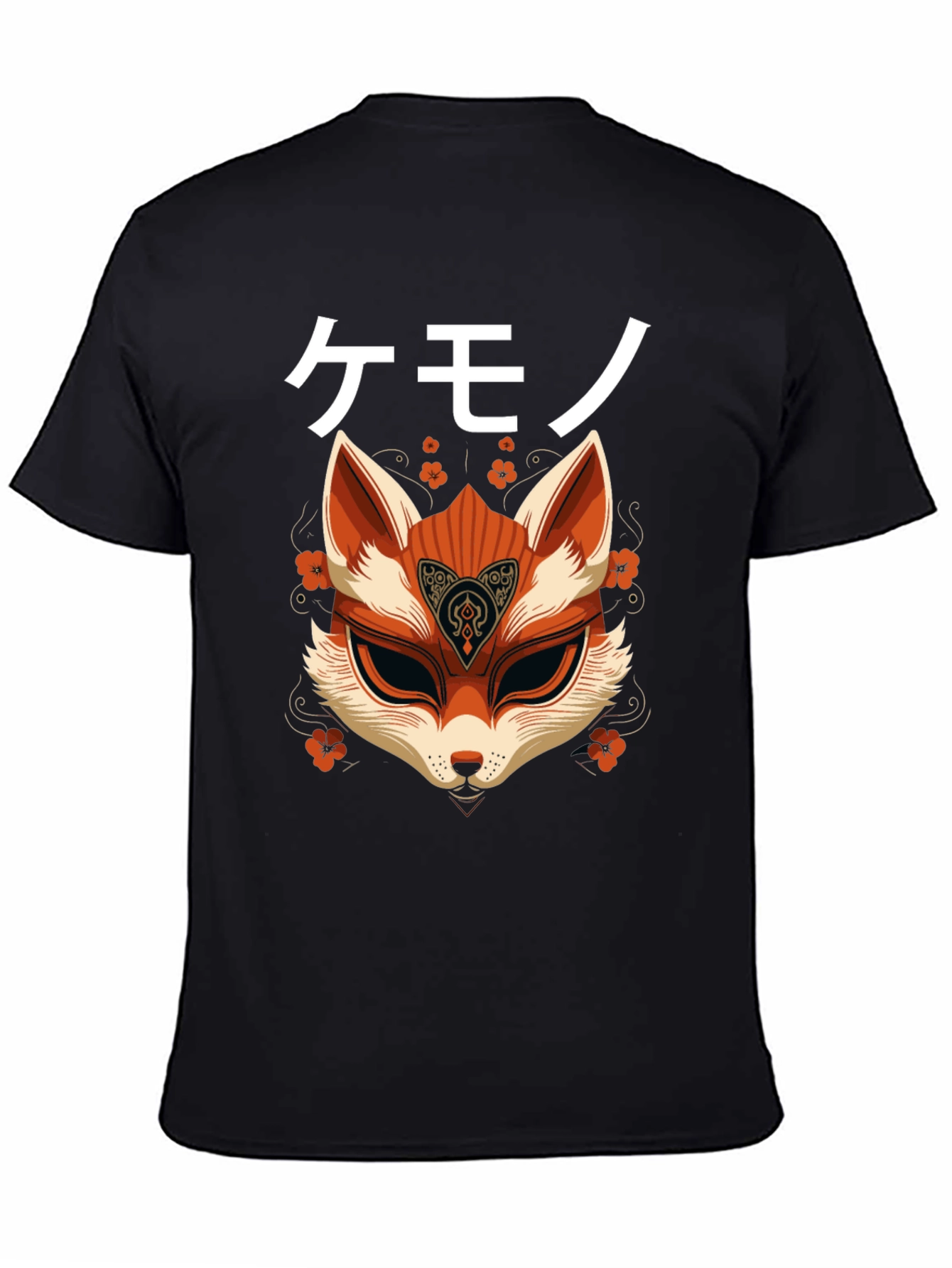 Kemono Fox Mask Graphic T-Shirt