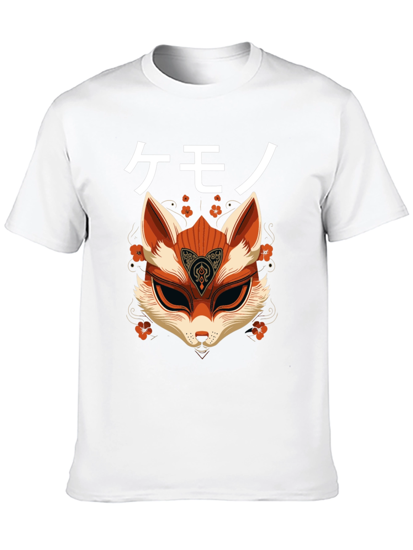 Kemono Fox Mask Graphic T-Shirt