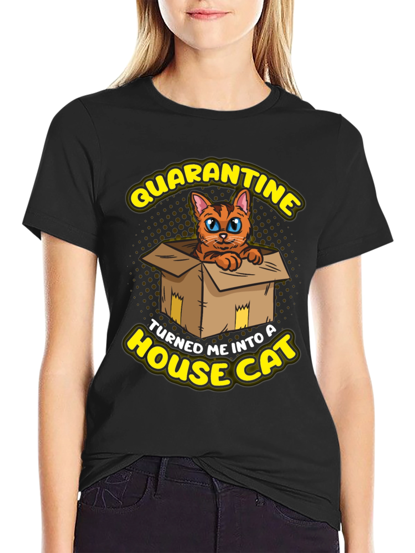 Quarantine House Cat Graphic Tee