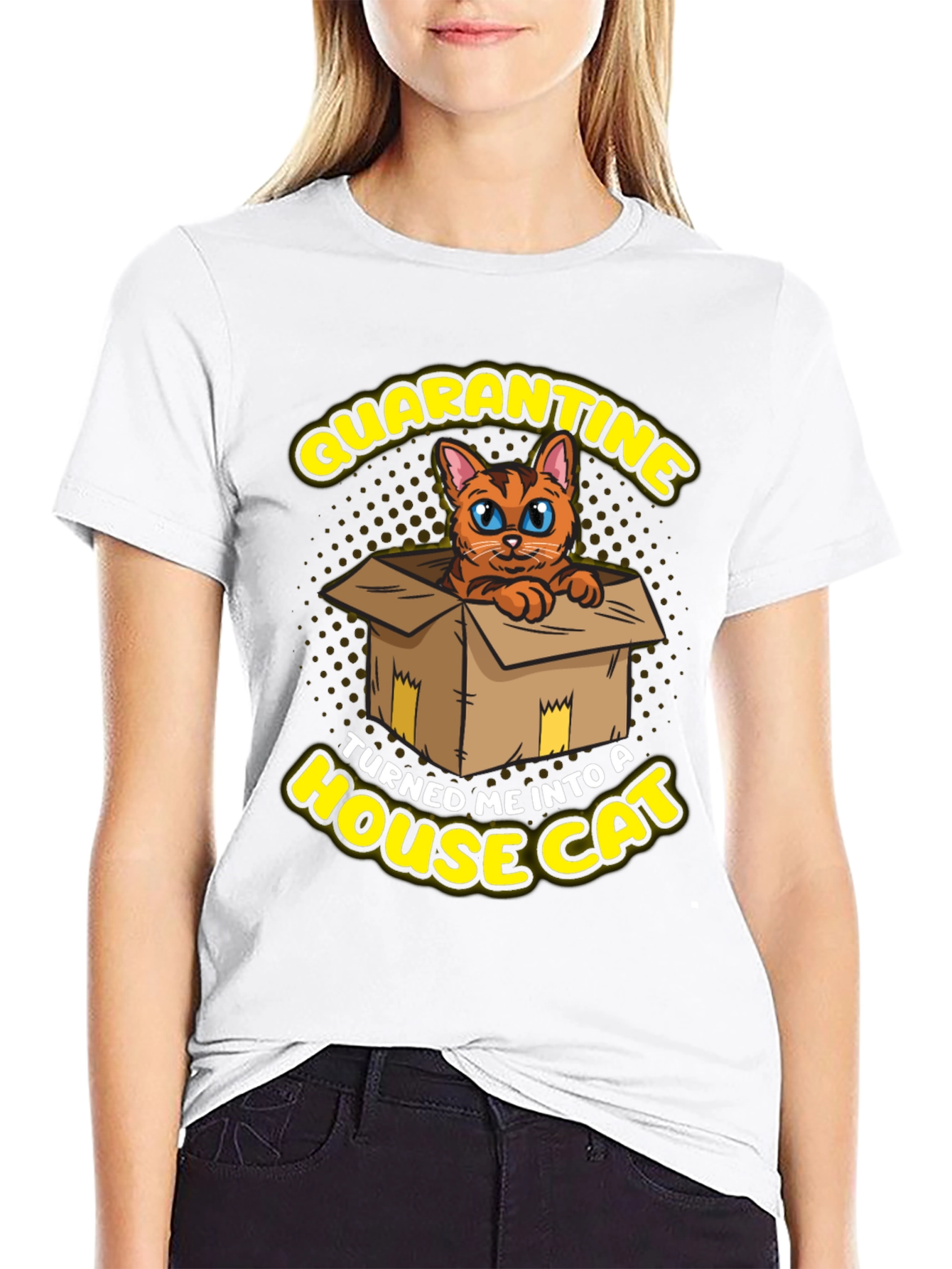 Quarantine House Cat Graphic Tee