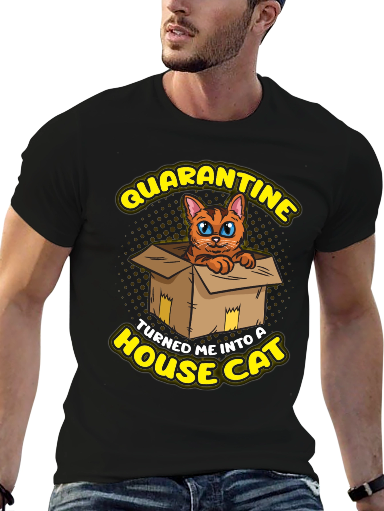 Quarantine House Cat Graphic Tee