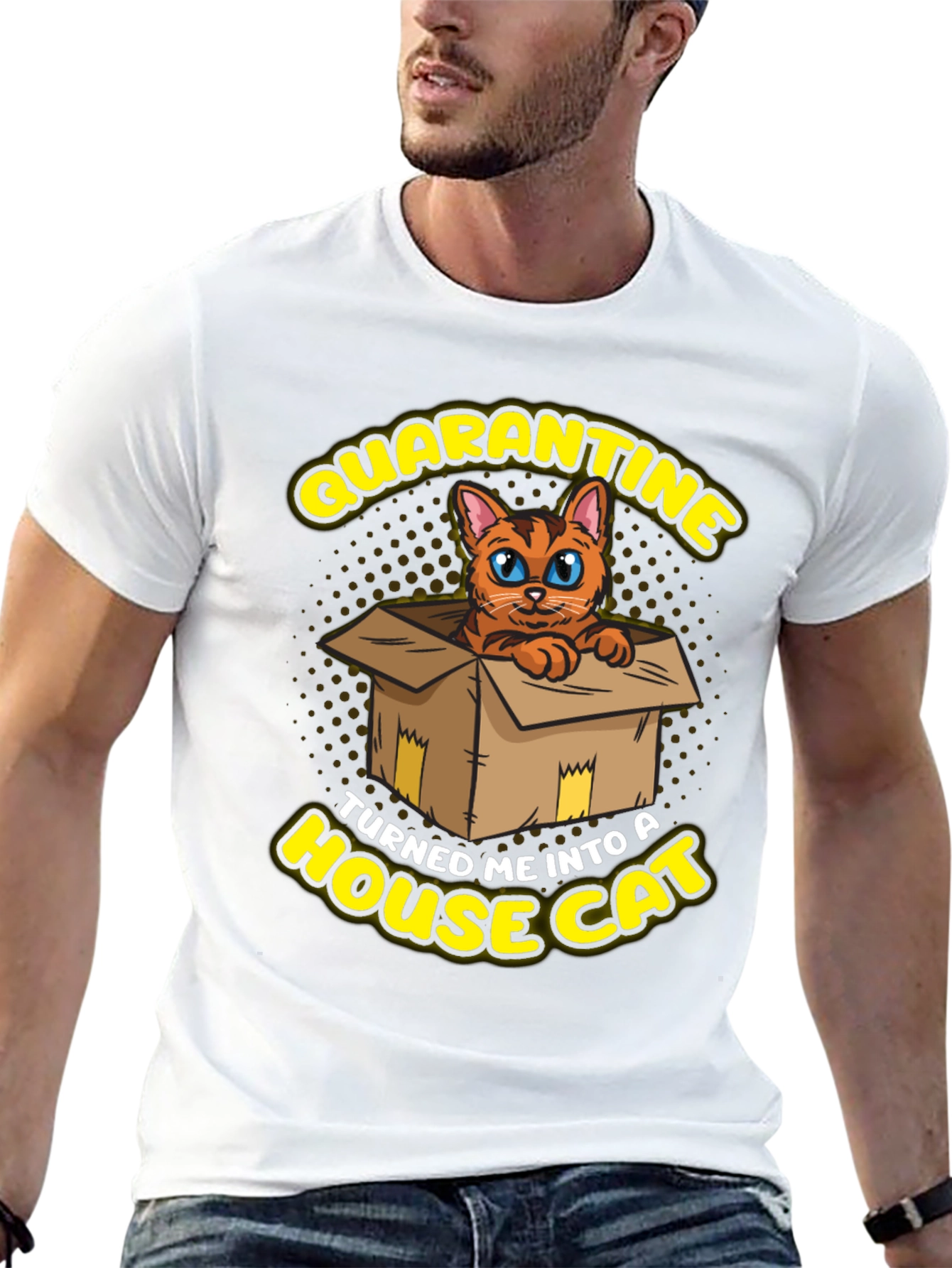 Quarantine House Cat Graphic Tee