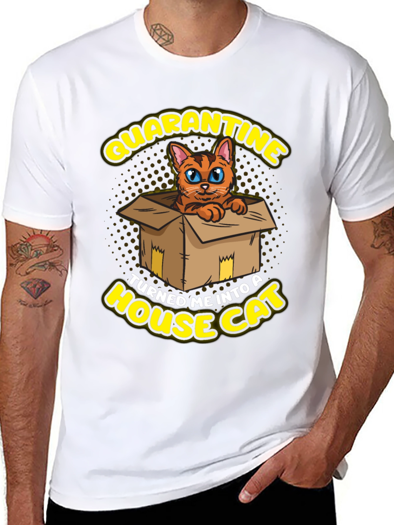 Quarantine House Cat Graphic Tee