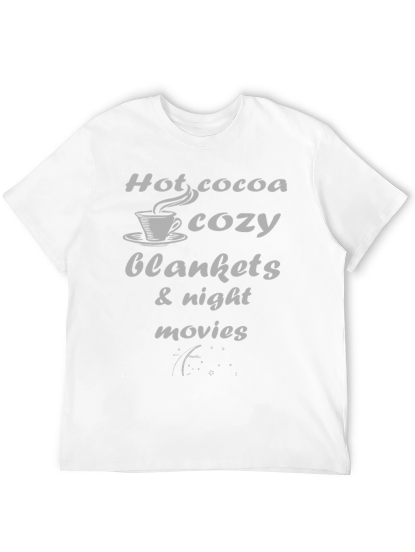 Cozy Season Black Graphic T-Shirt