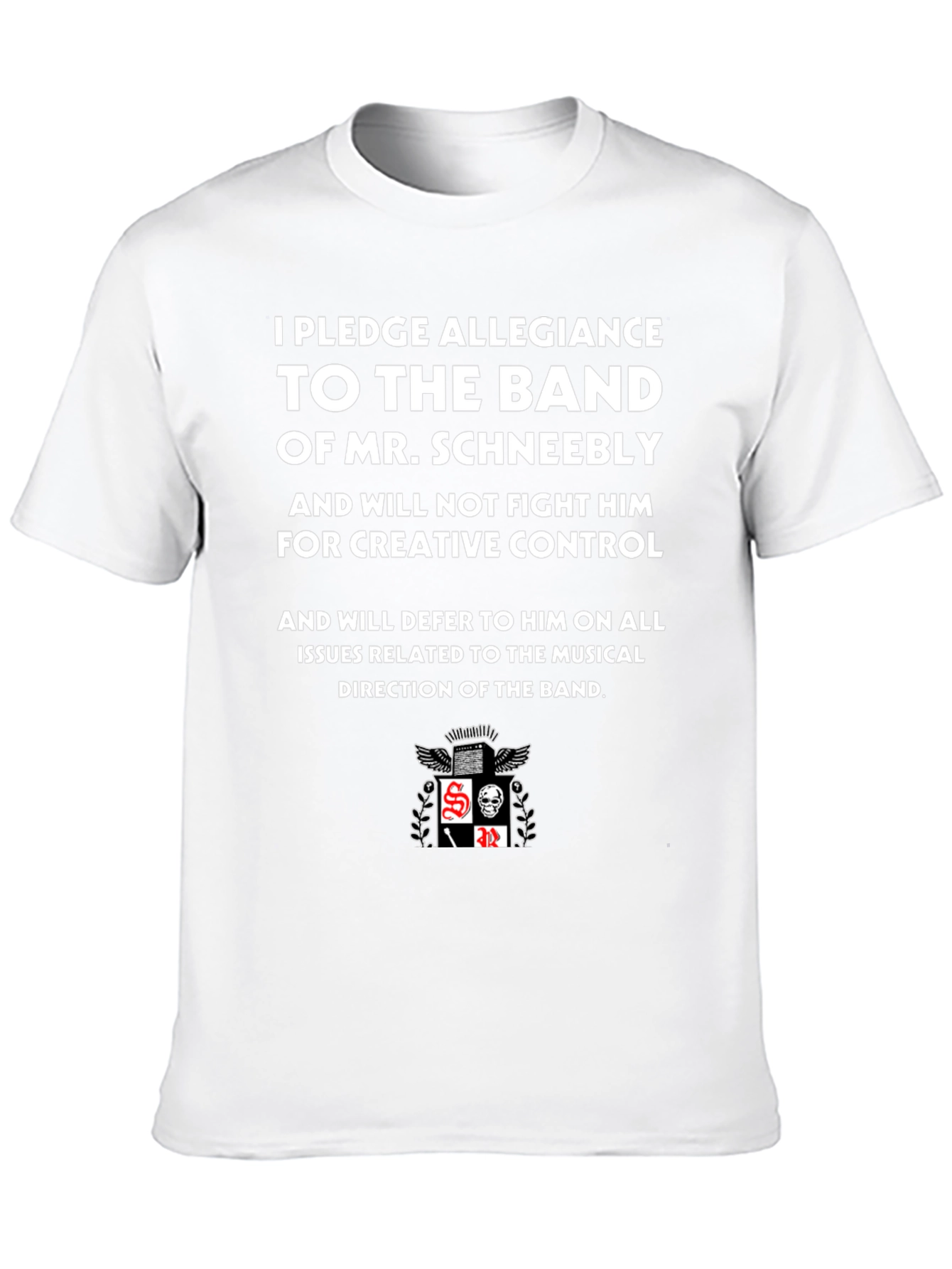 Mr. Schneebly Band Allegiance Black T-Shirt