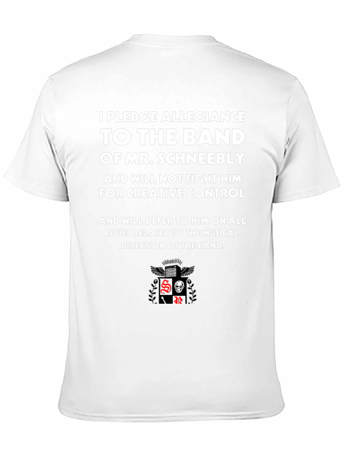 Mr. Schneebly Band Allegiance Black T-Shirt