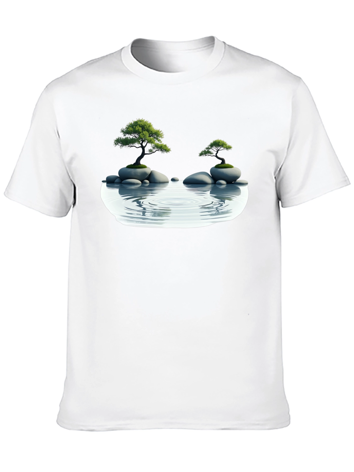 Zen Garden T-Shirt - Relaxed Fit Black Tee