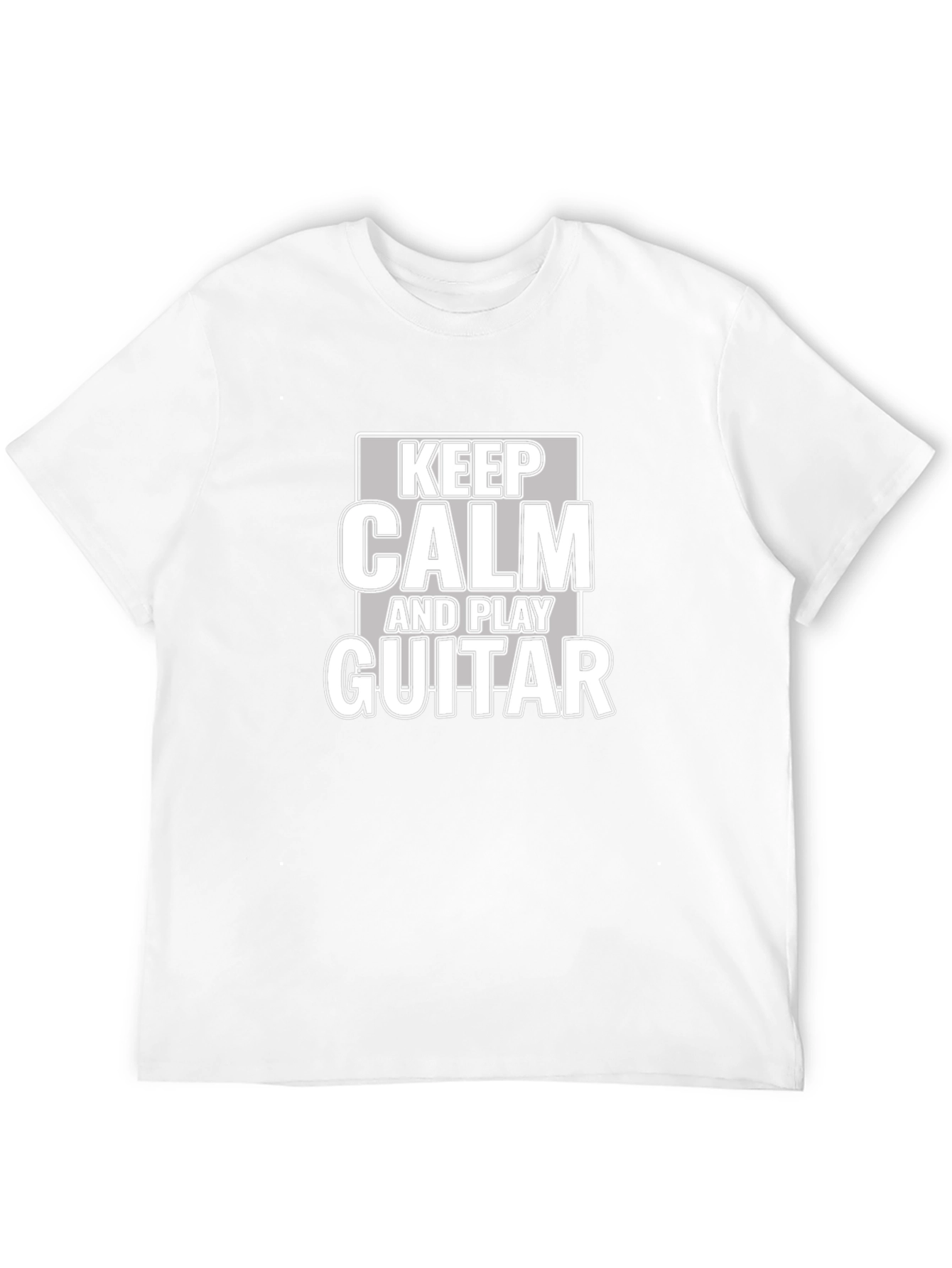 Keep Calm & Play Guitar Graphic T-Shirt