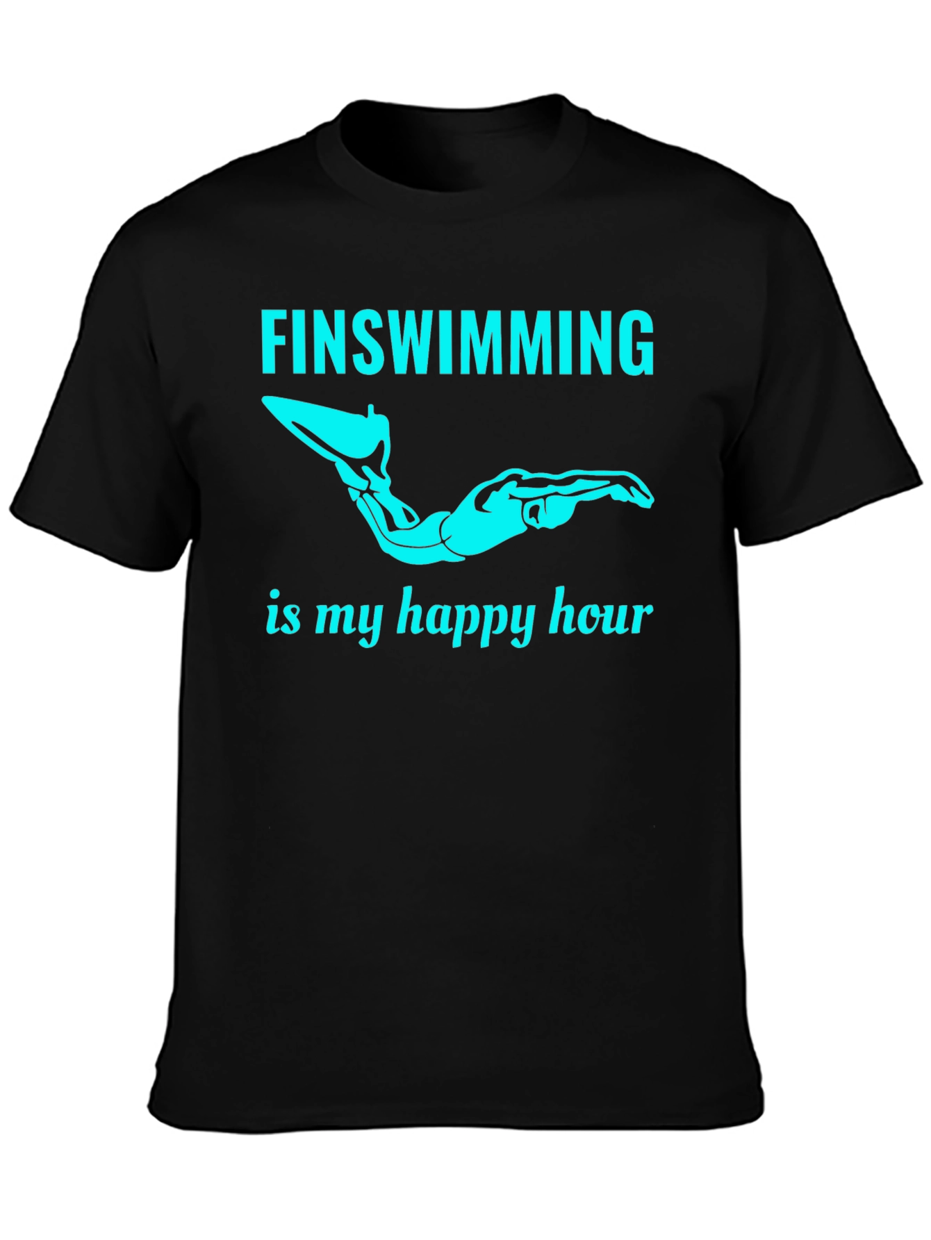 Fin Swimming Happy Hour T-Shirt