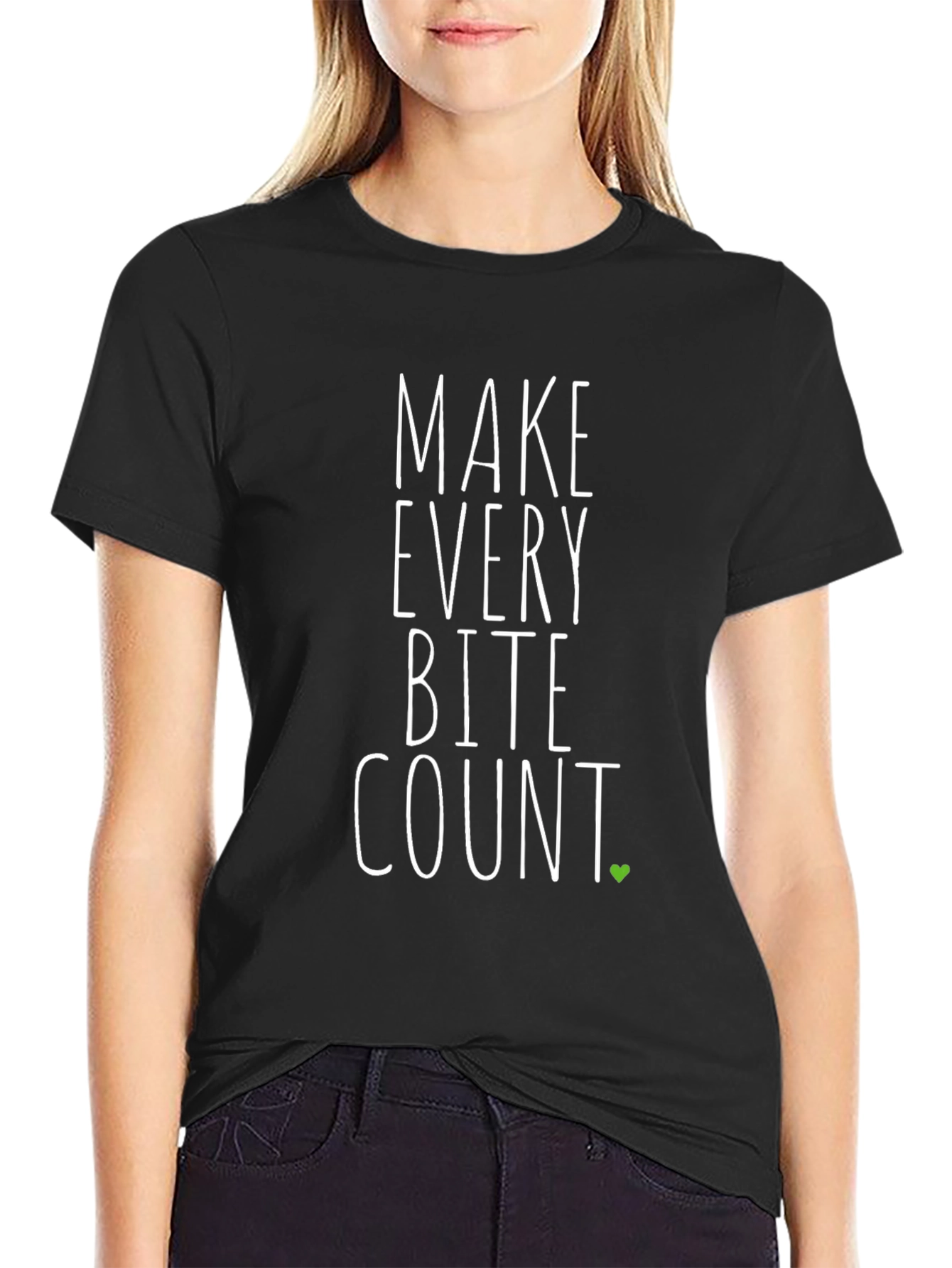Make Every Bite Count Tee - Soft Cotton Blend