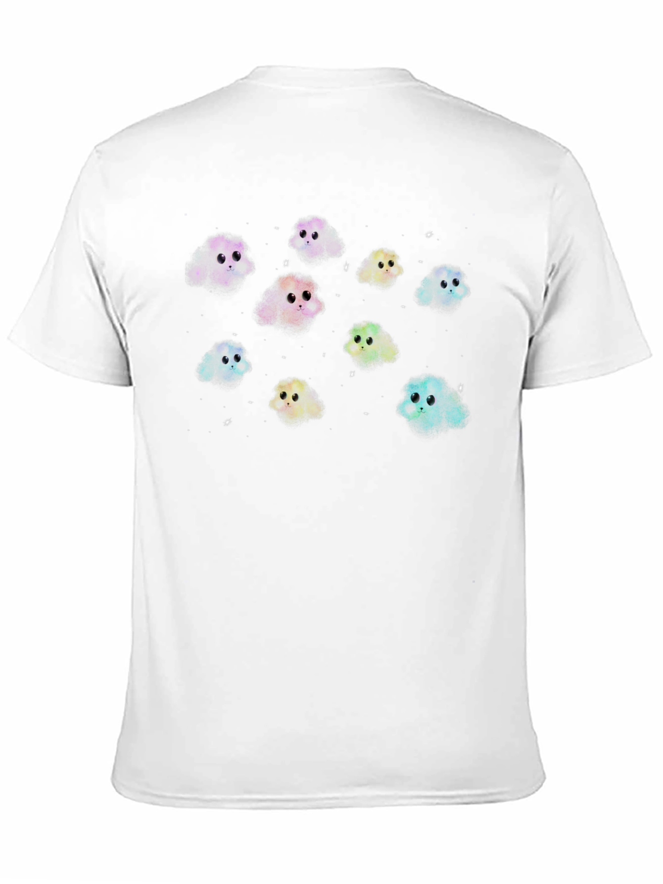 Cute Cosmic Critter Graphic Tee - Black