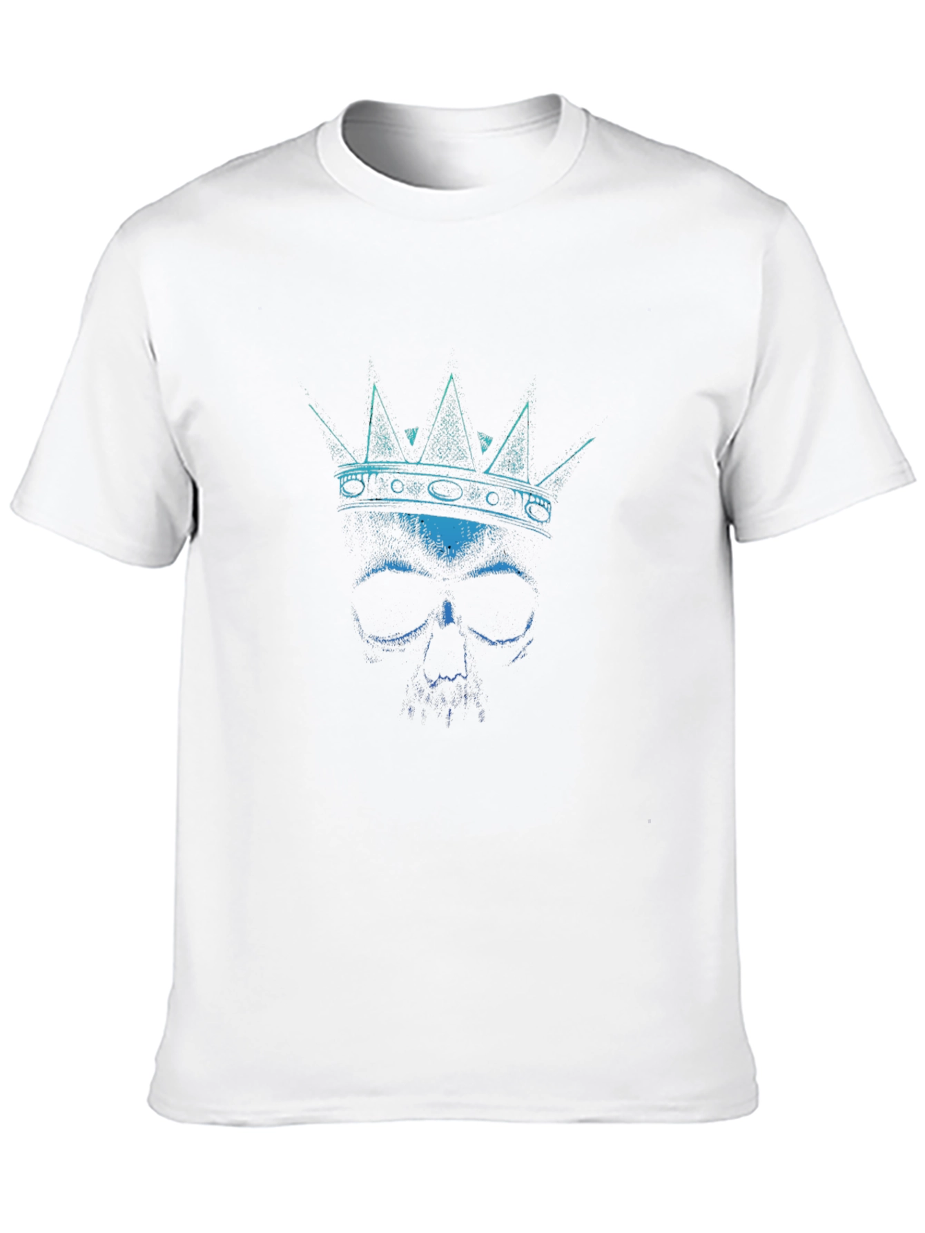 Skull King Graphic Tee - Black Cotton T-Shirt