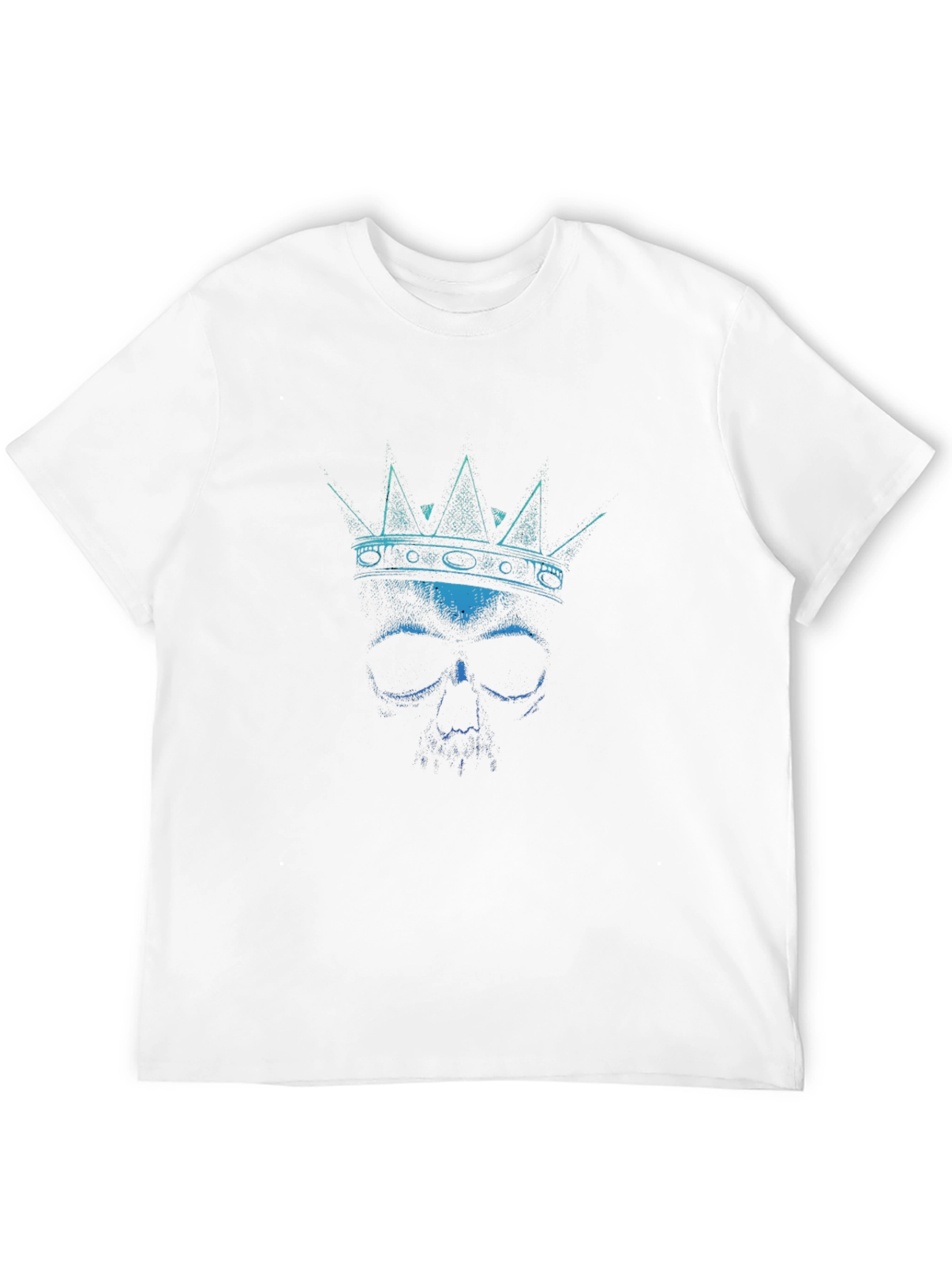 Skull King Graphic Tee - Black Cotton T-Shirt