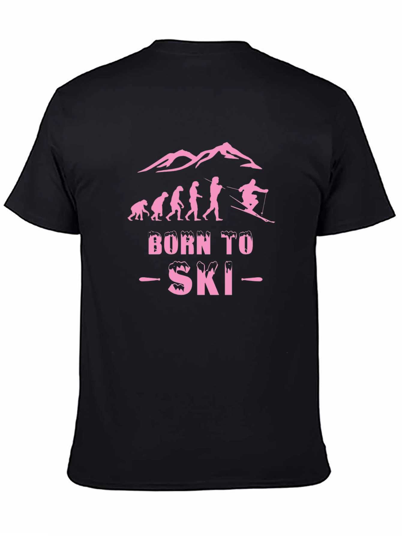 Born to Ski Evolution Graphic Tee