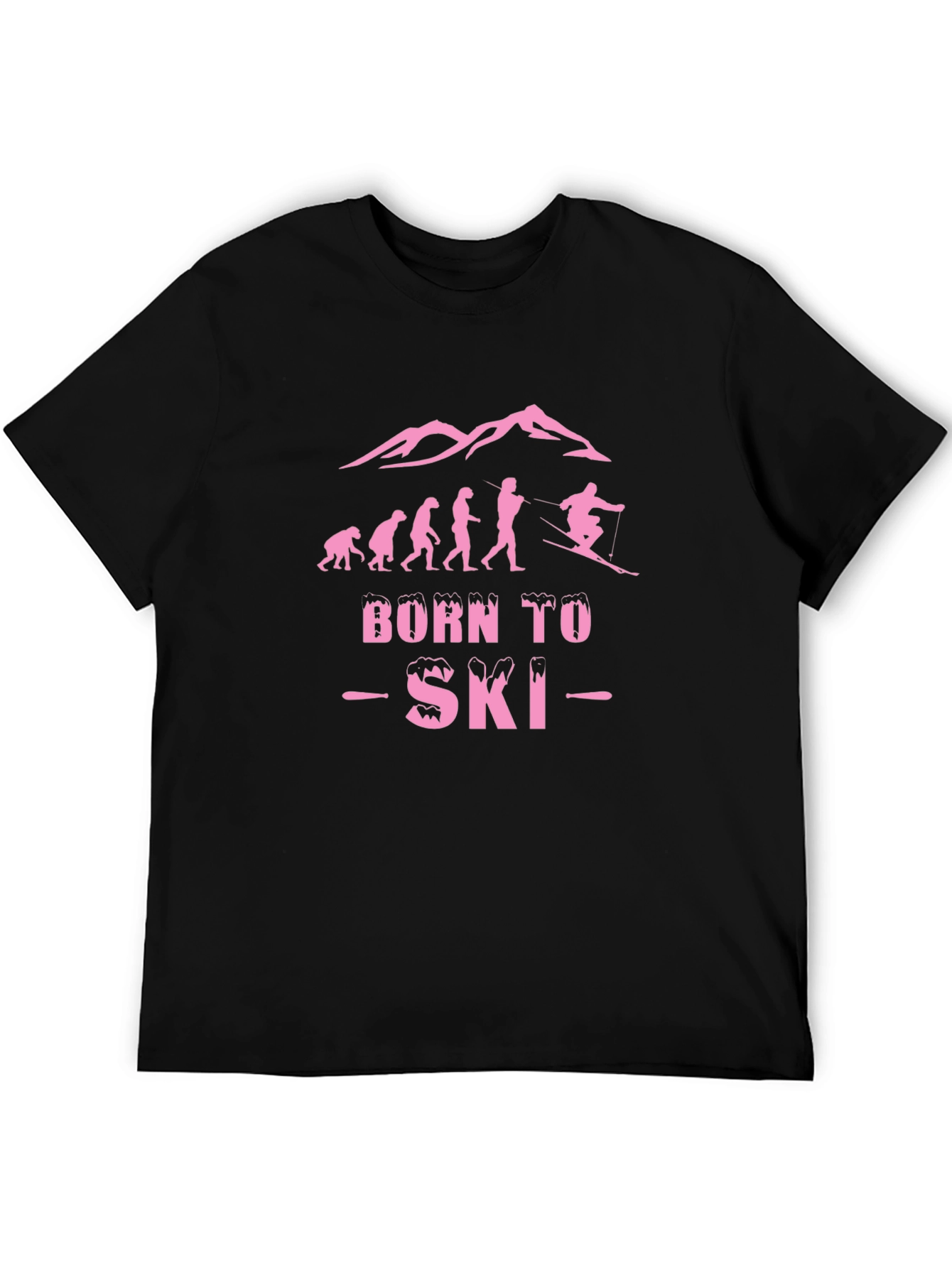 Born to Ski Evolution Graphic Tee