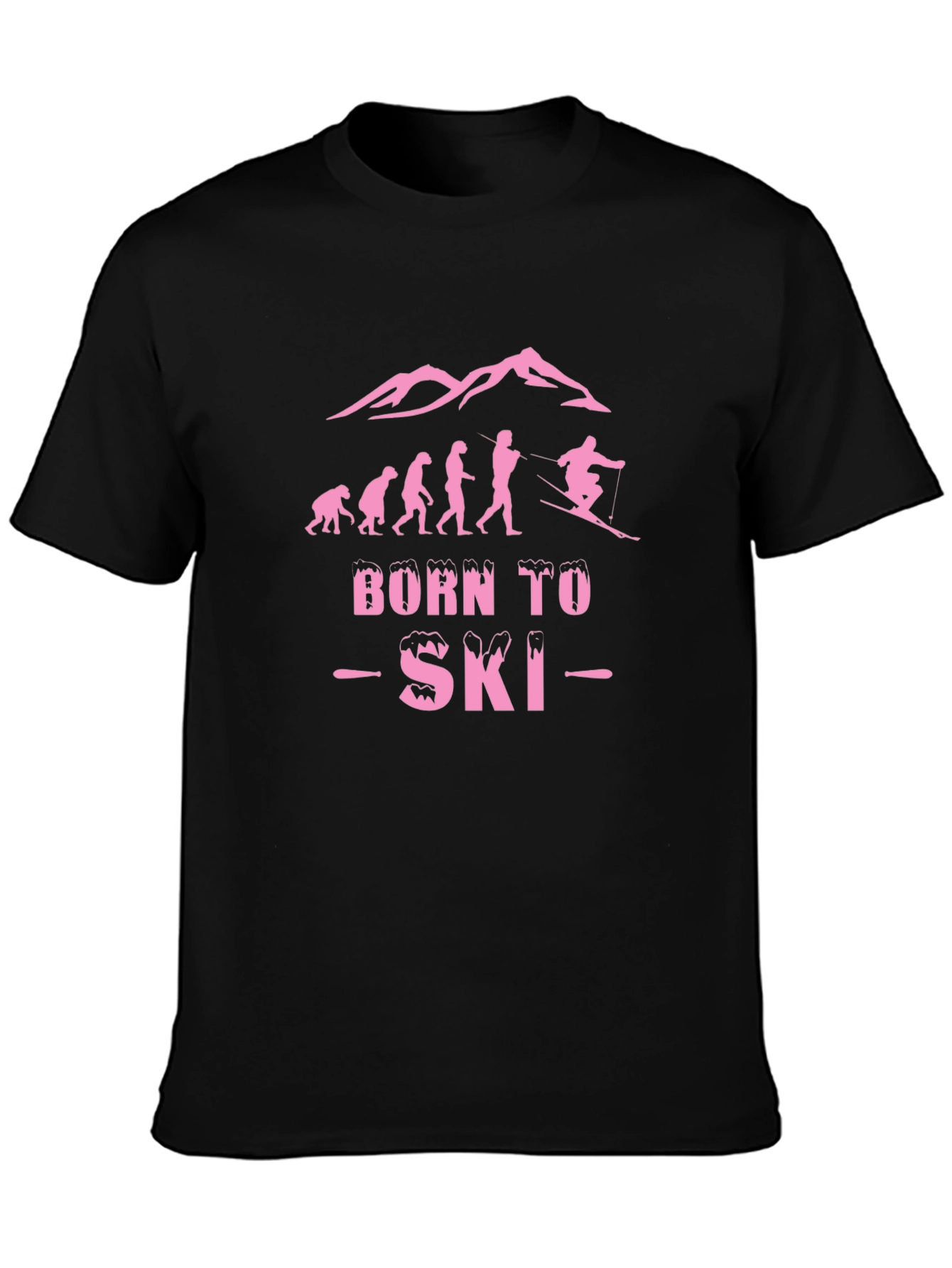 Born to Ski Evolution Graphic Tee