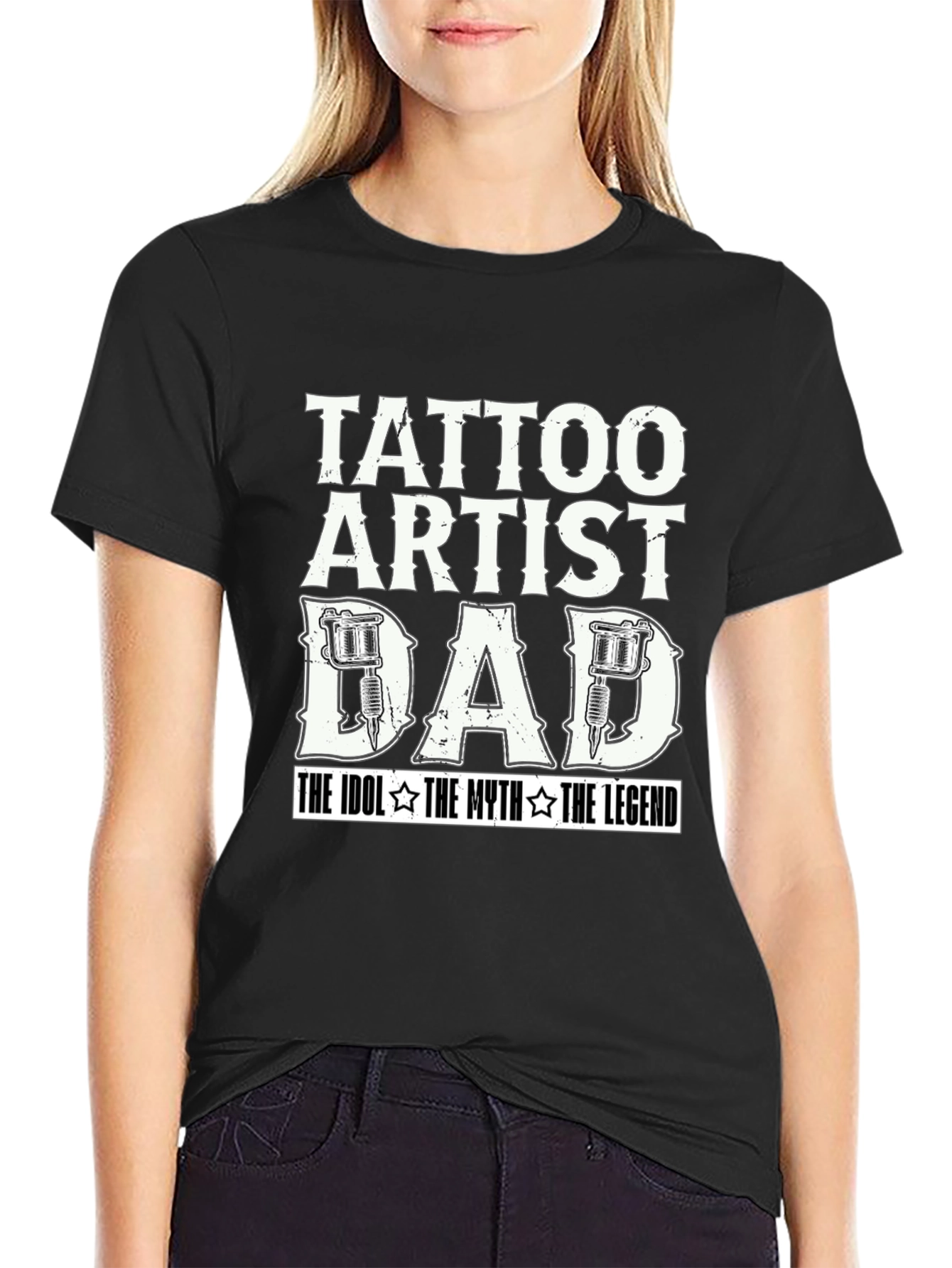 Tattoo Artist Dad T-Shirt - Idol Myth Legend