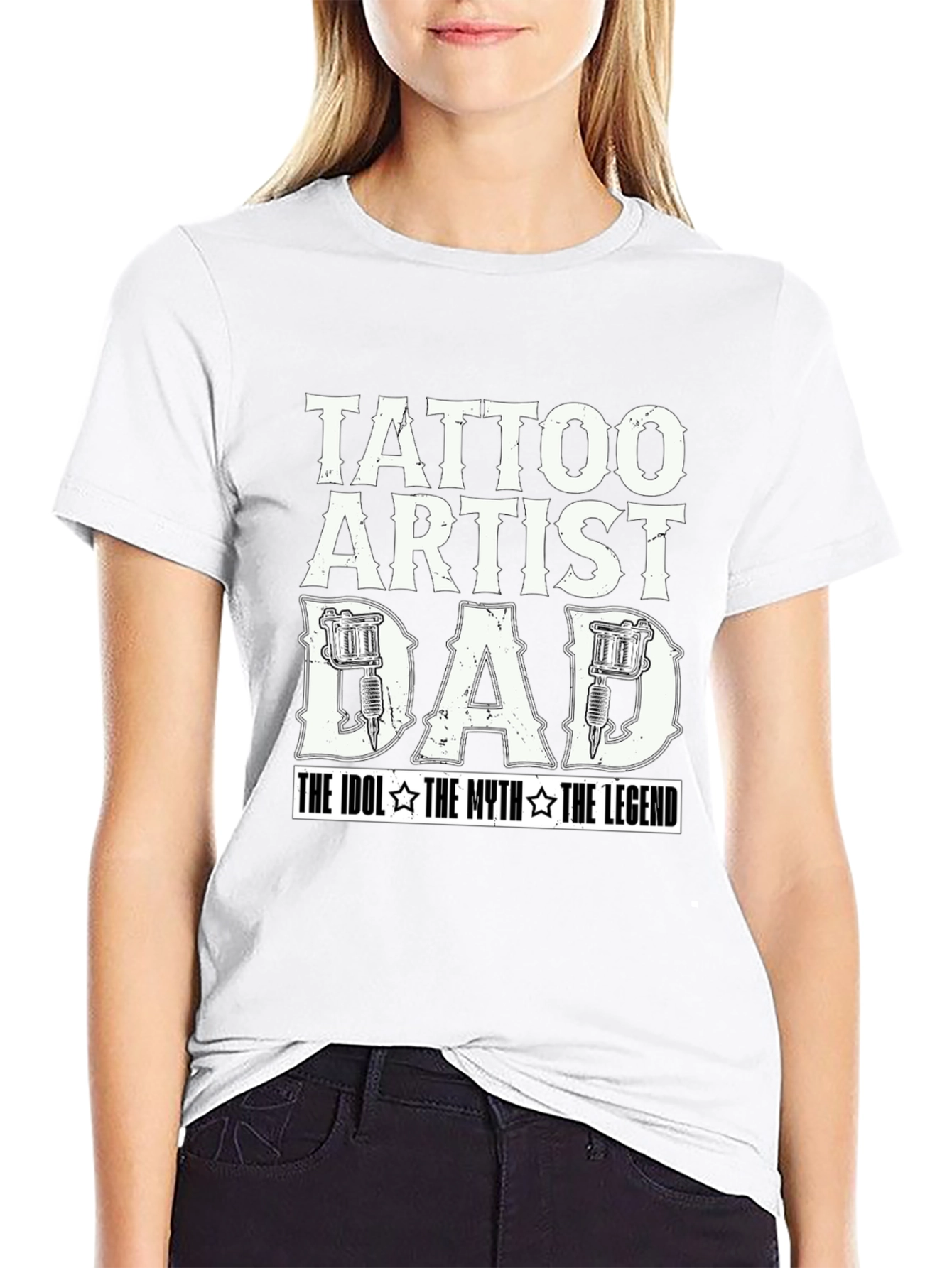 Tattoo Artist Dad T-Shirt - Idol Myth Legend