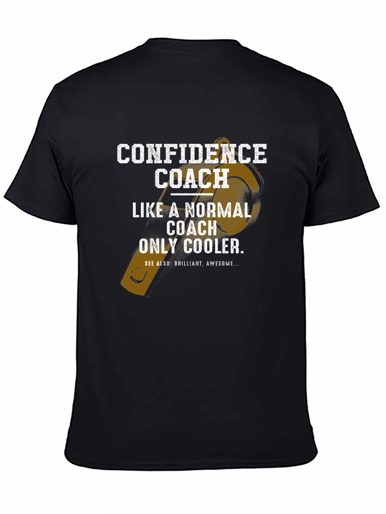 Confidence Coach T-Shirt - Cool Coach Tee
