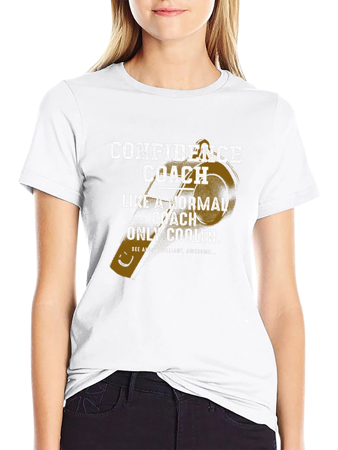 Confidence Coach T-Shirt - Cool Coach Tee