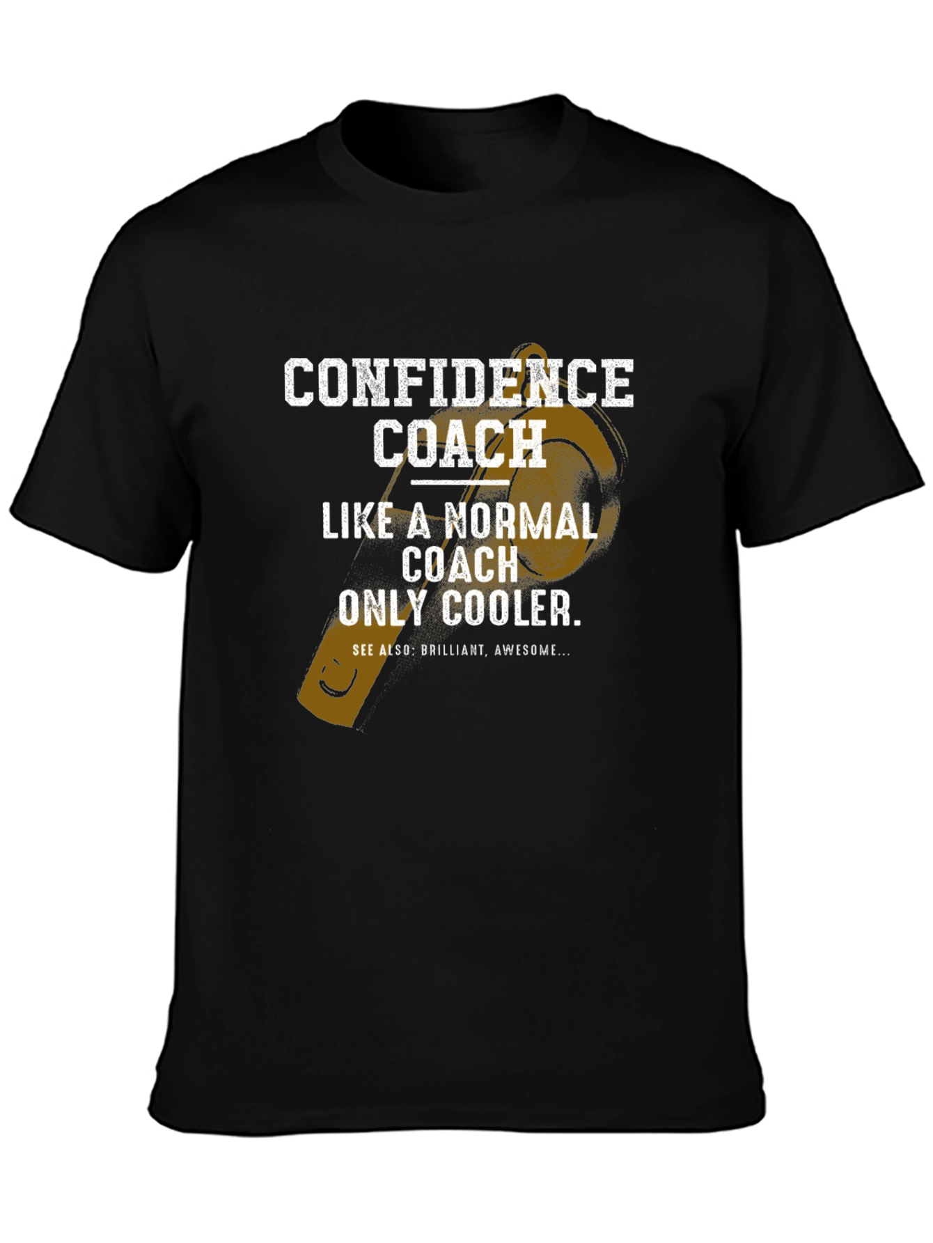 Confidence Coach T-Shirt - Cool Coach Tee
