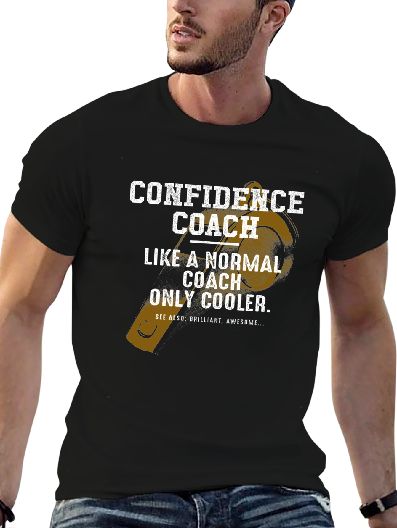 Confidence Coach T-Shirt - Cool Coach Tee