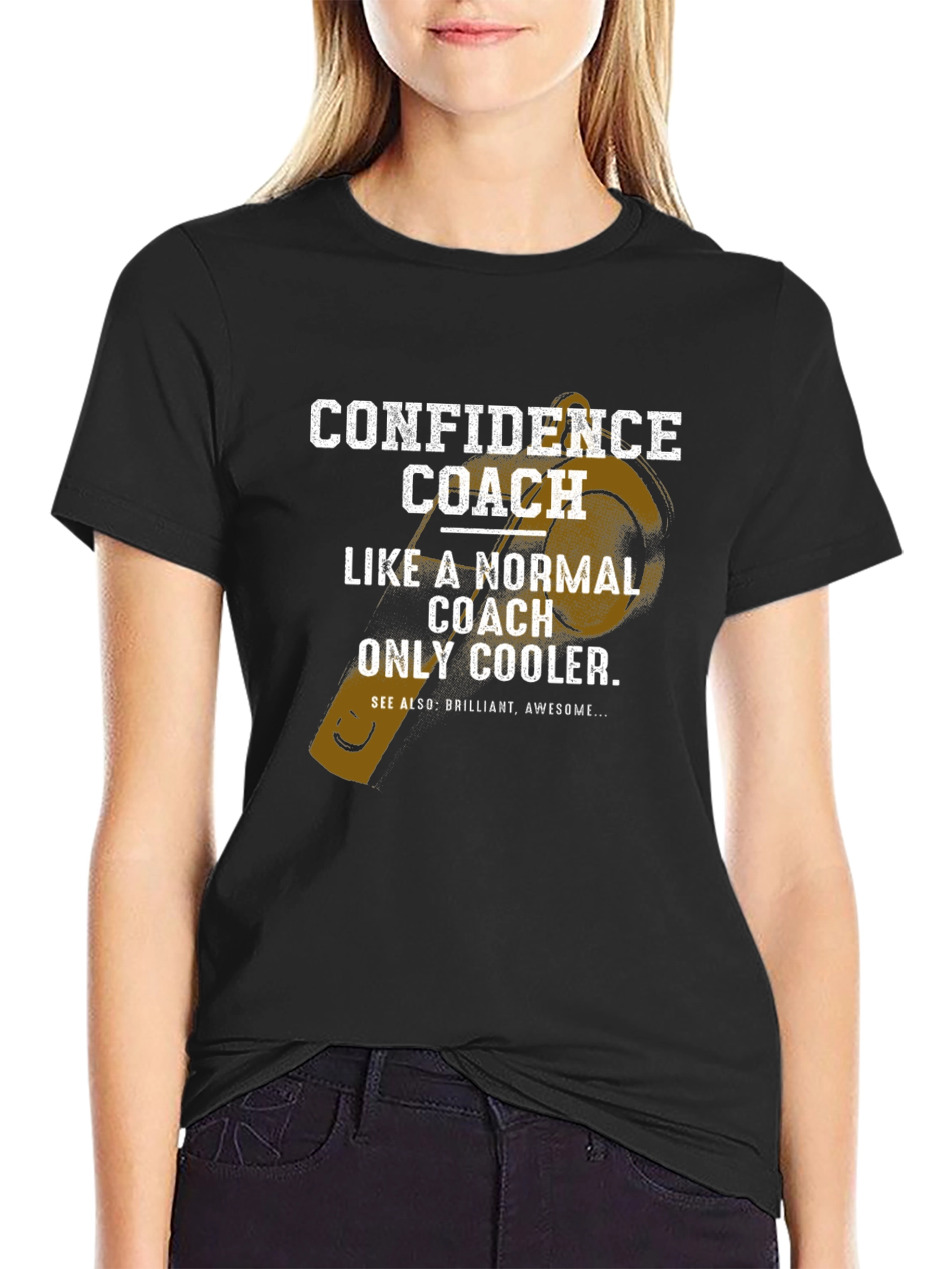 Confidence Coach T-Shirt - Cool Coach Tee