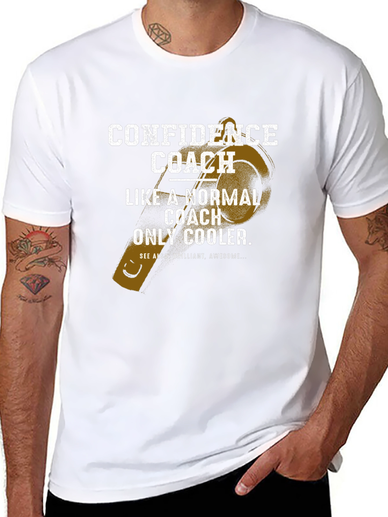 Confidence Coach T-Shirt - Cool Coach Tee