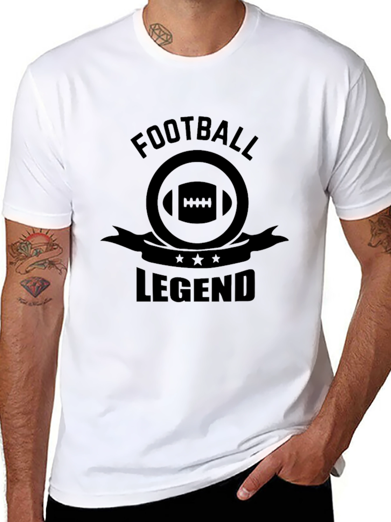 Football Legend Graphic T-Shirt