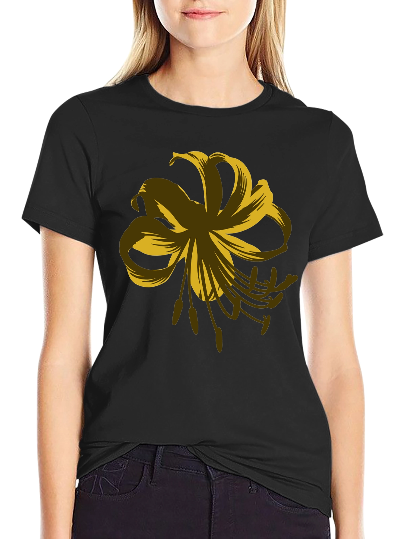 Floral Graphic Print T-Shirt - Stylish Casual Wear