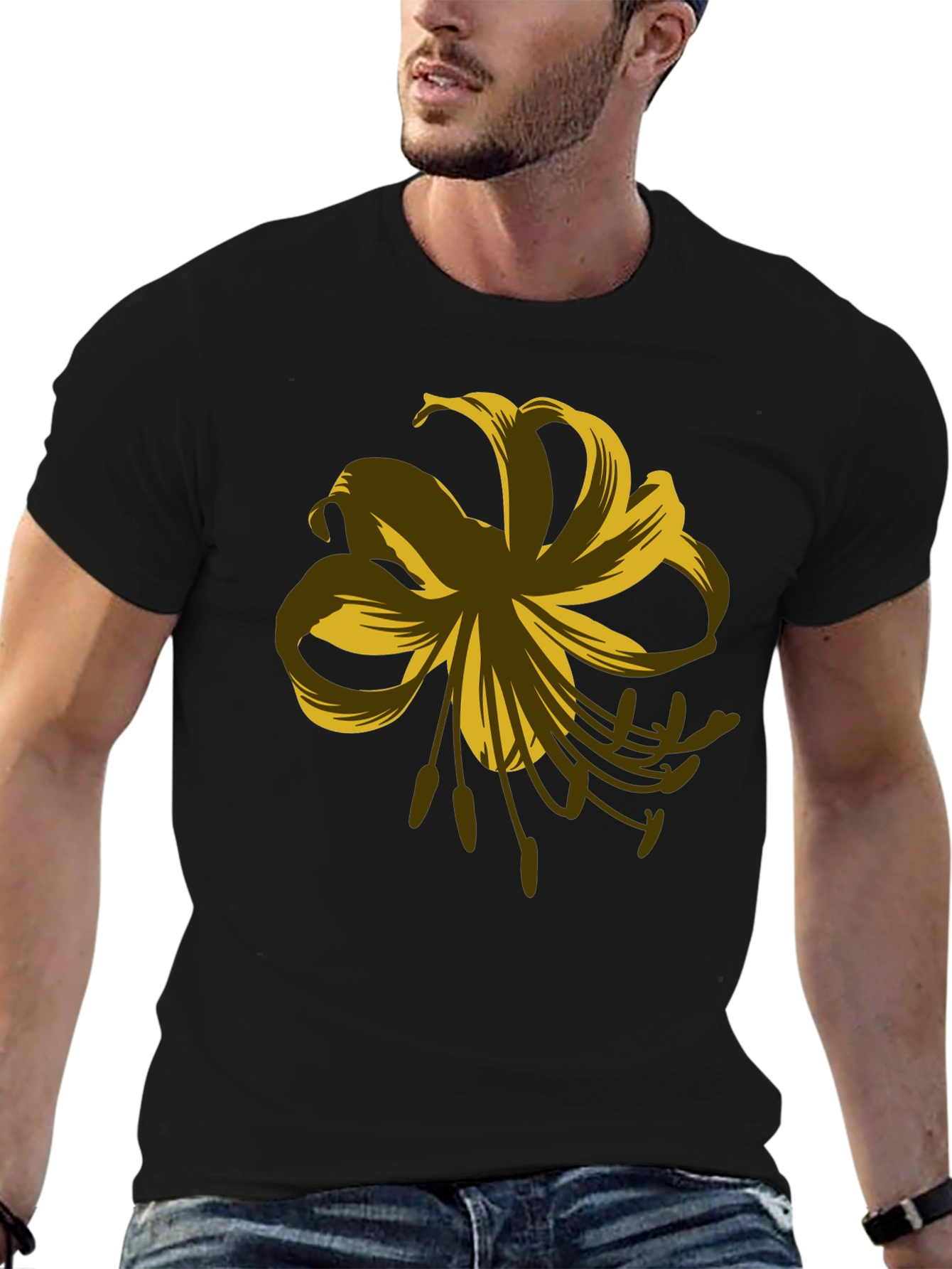 Floral Graphic Print T-Shirt - Stylish Casual Wear