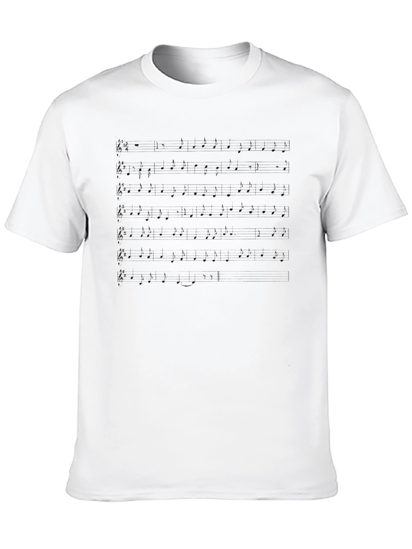 Mens Solid Black Crew Neck T-Shirt