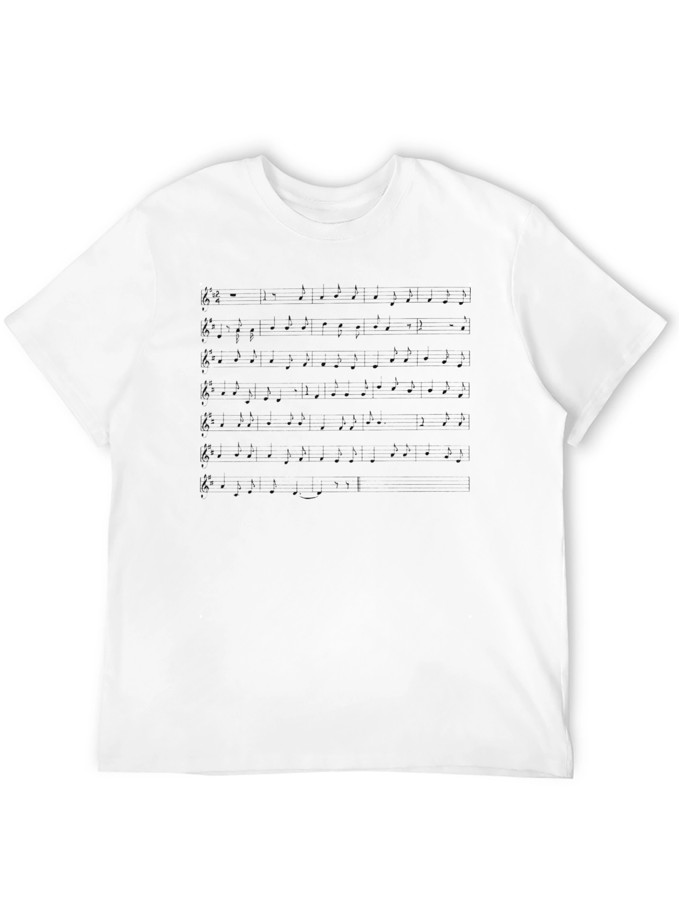 Mens Solid Black Crew Neck T-Shirt