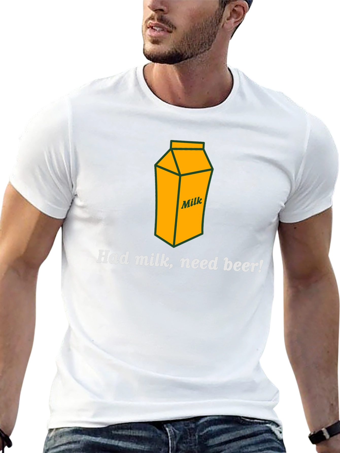 Had Milk Need Beer Graphic T-Shirt