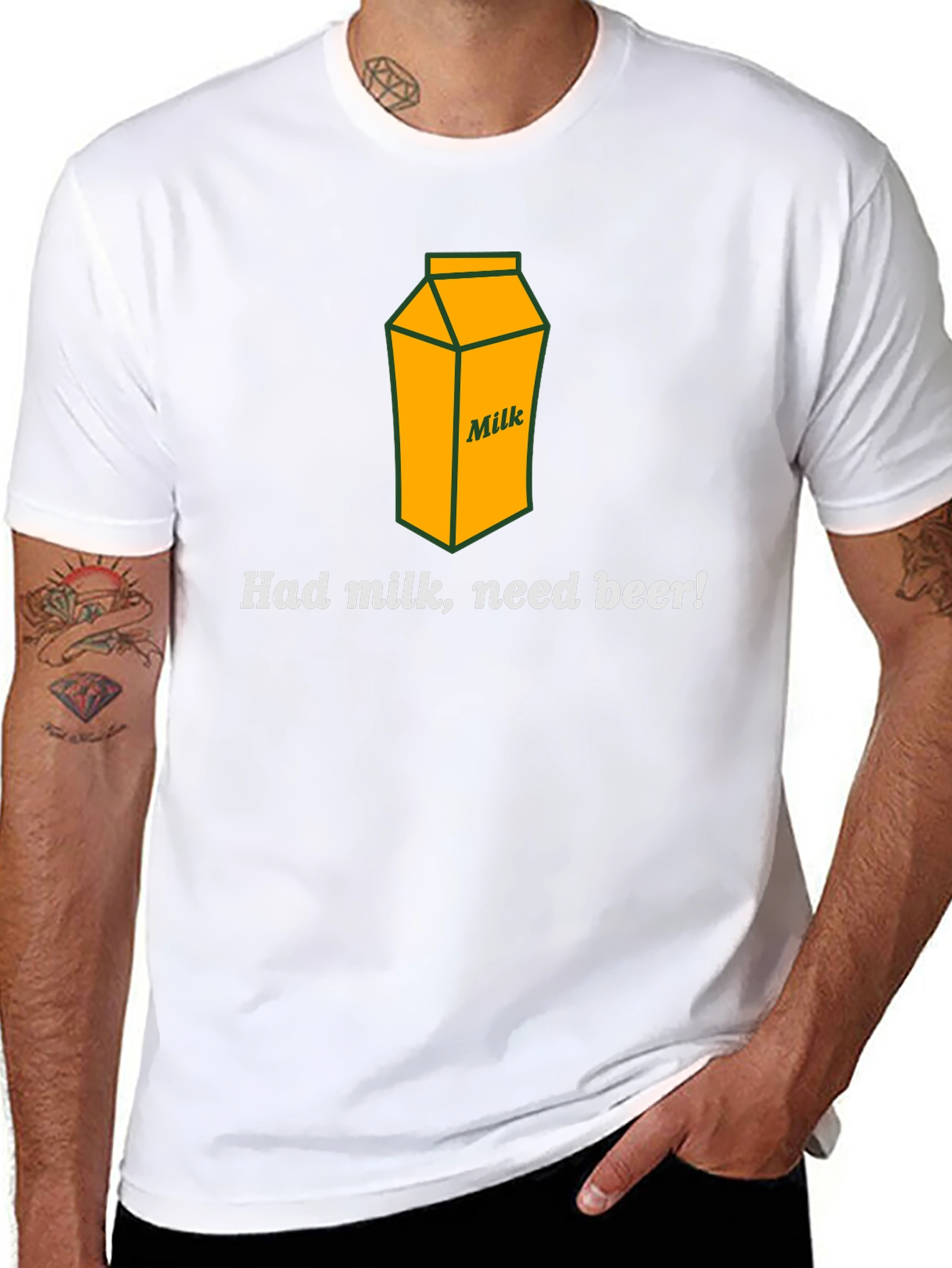 Had Milk Need Beer Graphic T-Shirt