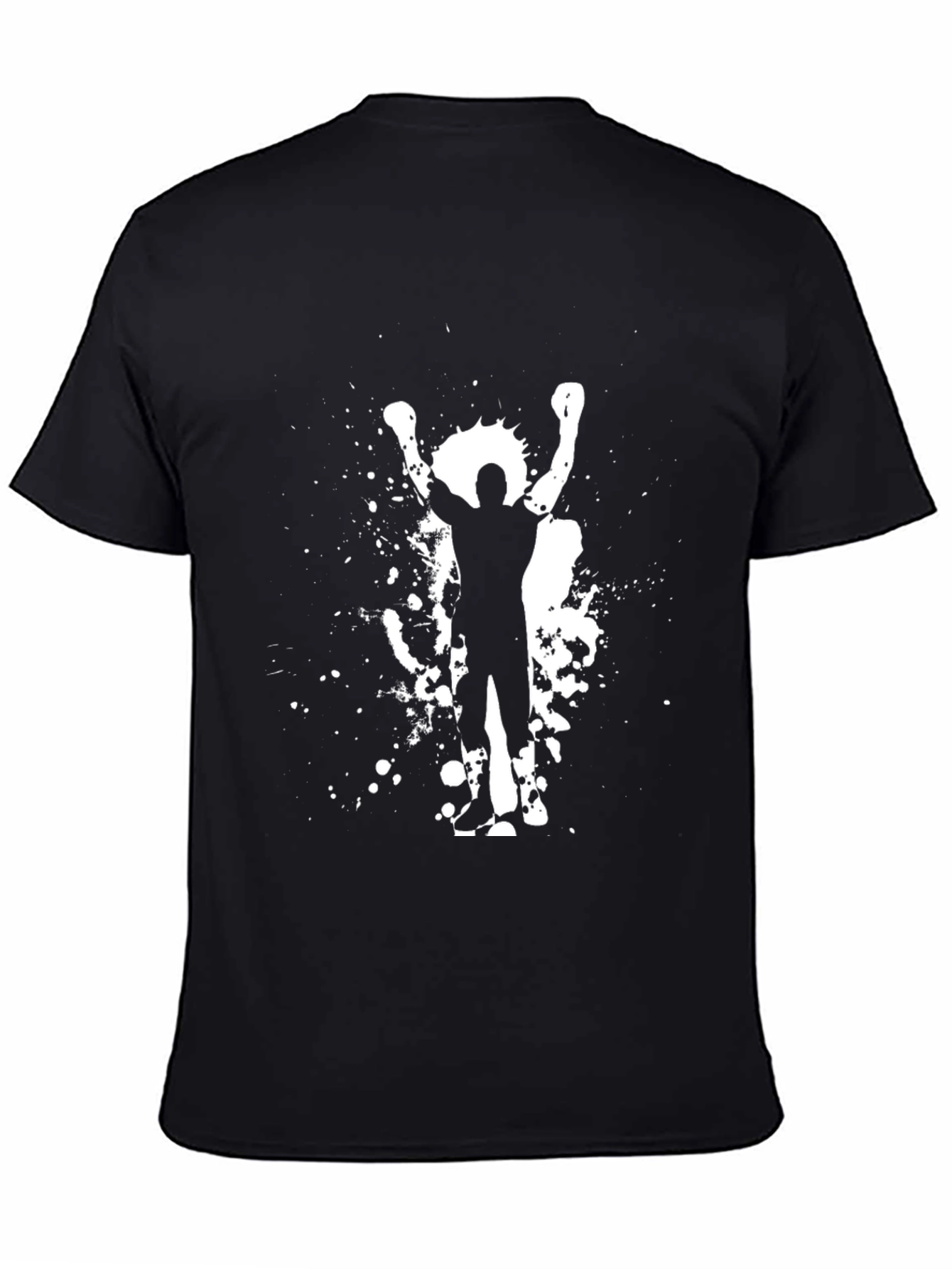 Rocky Balboa Graphic Tee - Black Cotton T-Shirt